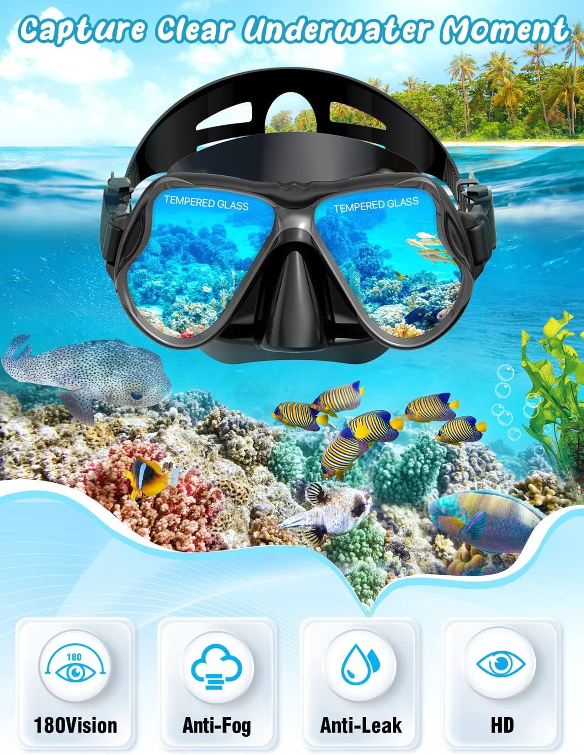 Zenoplige Mask Fins Snorkel Set thumbnail 2