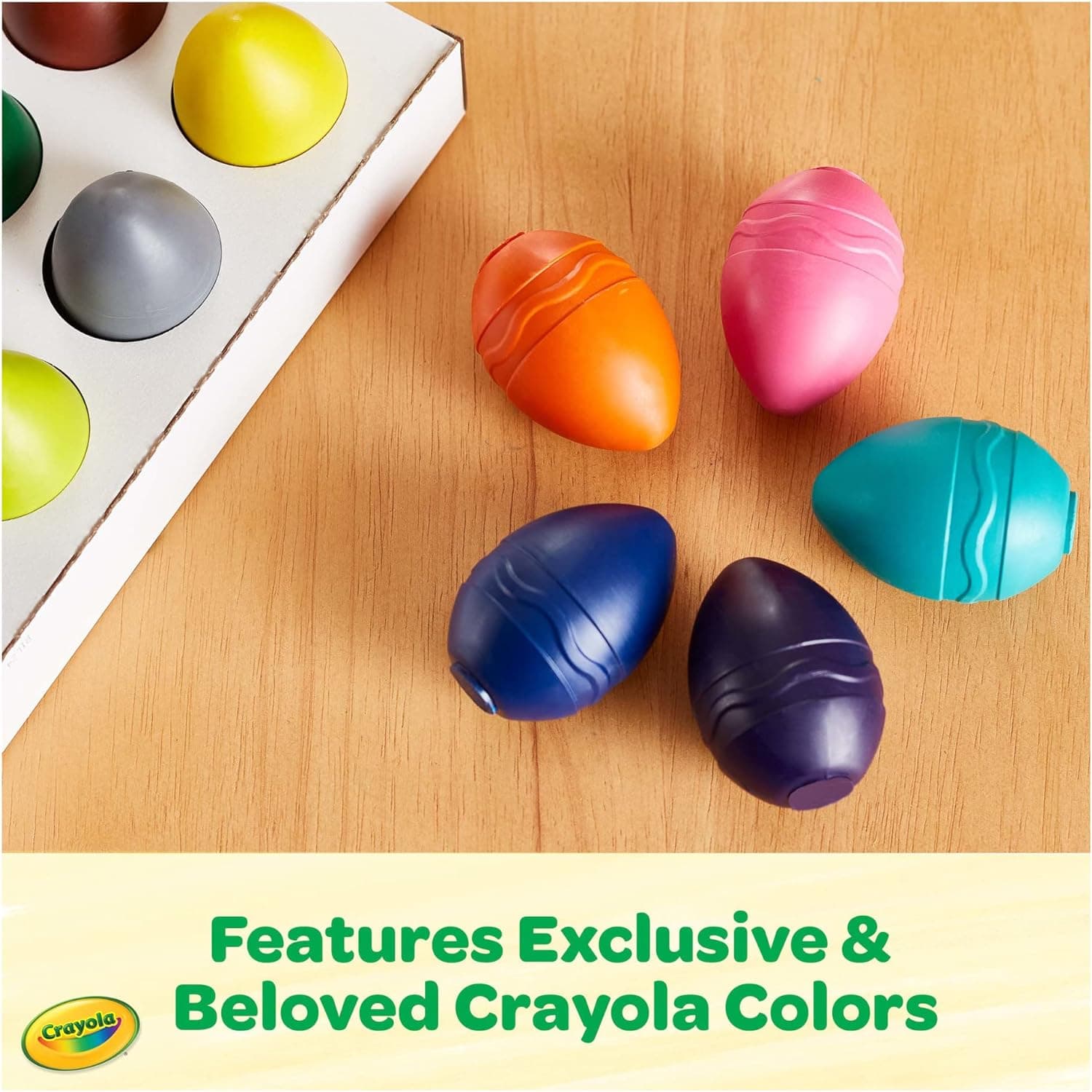 Crayola Large Egg Crayons 12 Count thumbnail 4