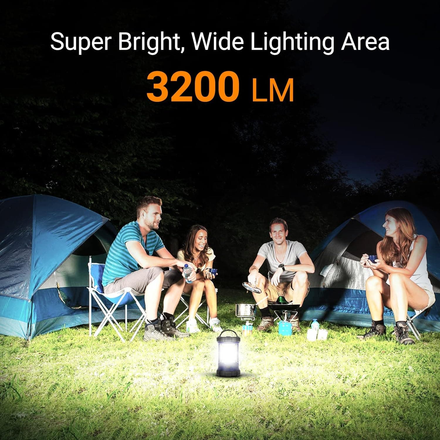 CT CAPETRONIX 3200LM Rechargeable Camping Lantern thumbnail 2