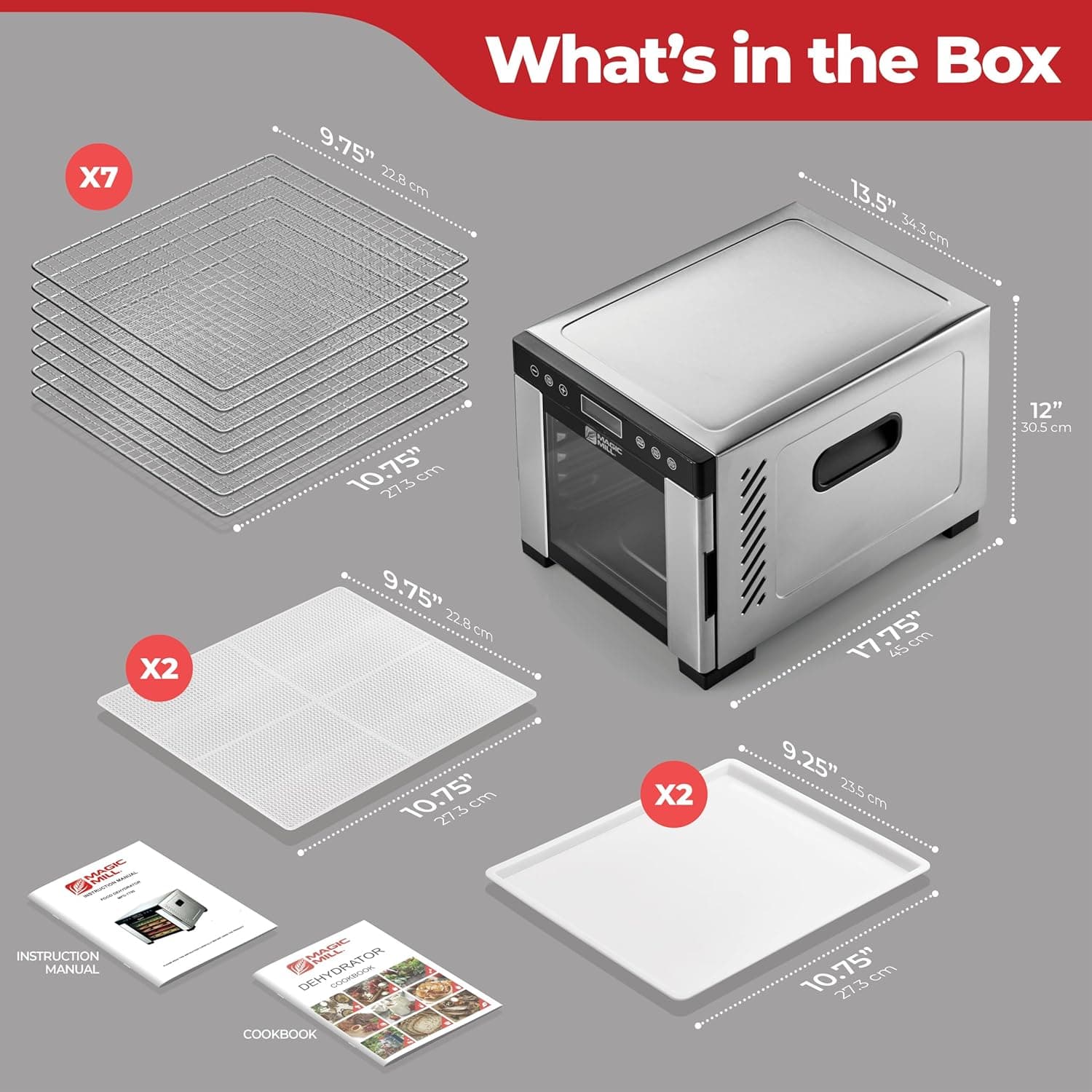 Magic Mill Pro MFD-7700 Food Dehydrator thumbnail 5