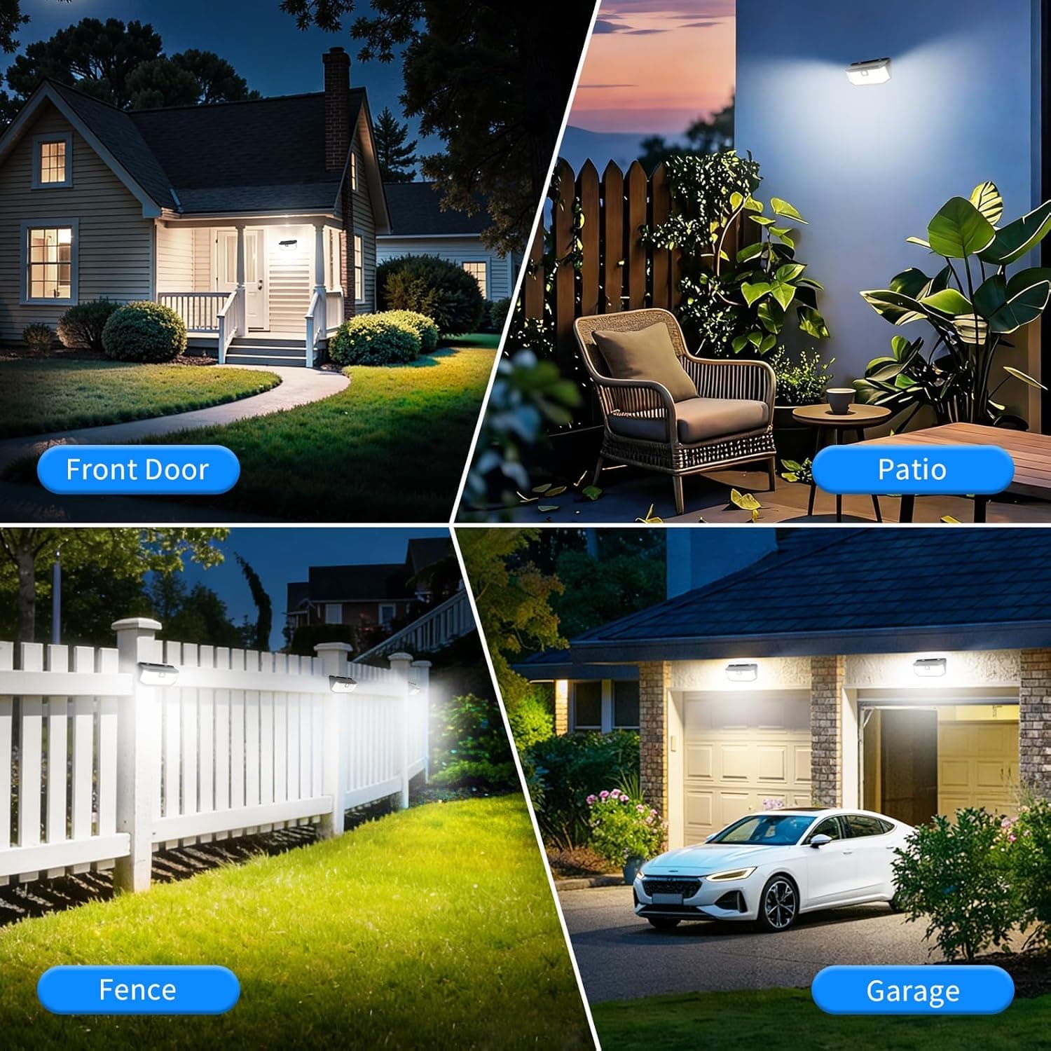 Aootek Solar Lights Outdoor 182 LED Motion Sensor thumbnail 3