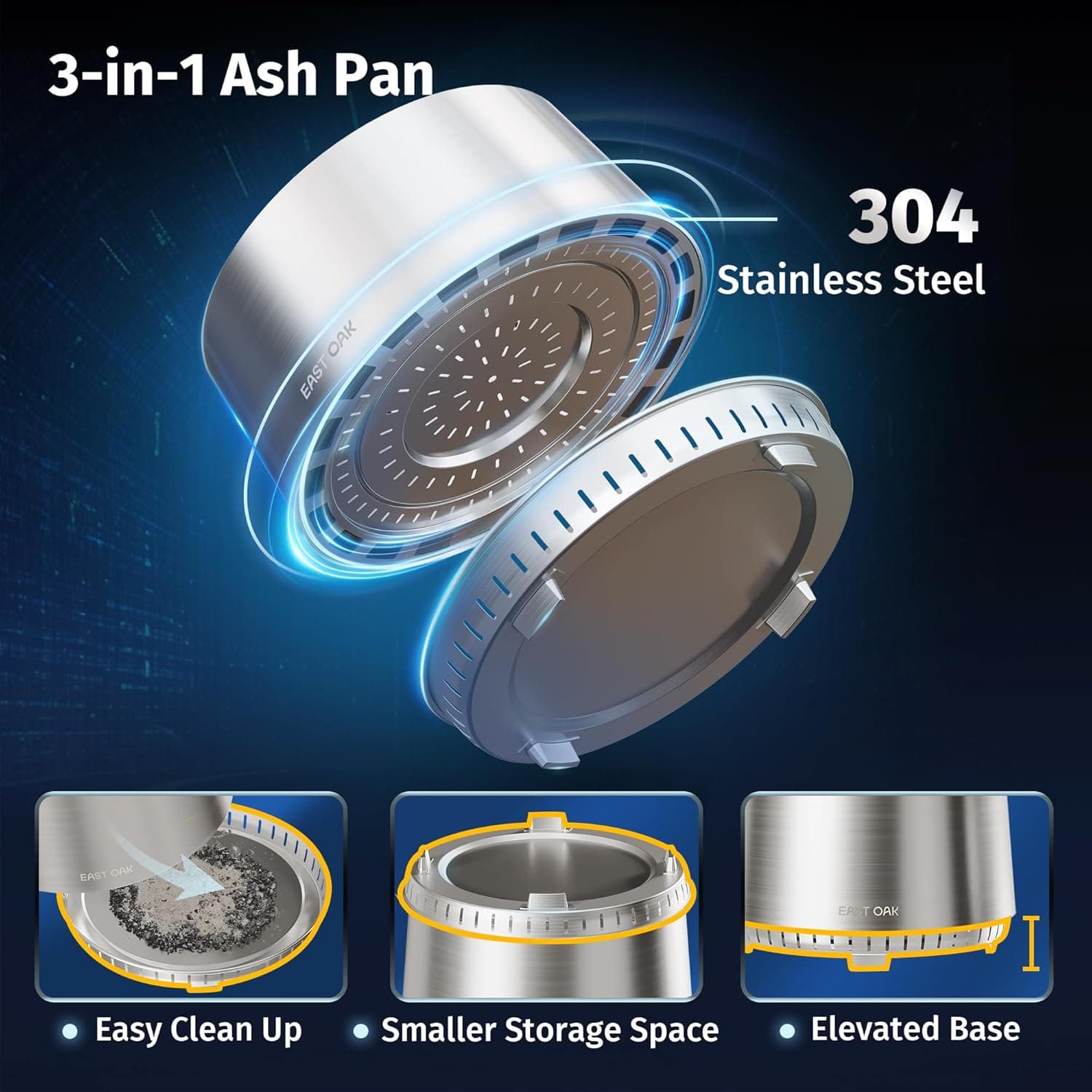 East Oak Fuoco 21-Inch Smokeless Fire Pit thumbnail 3