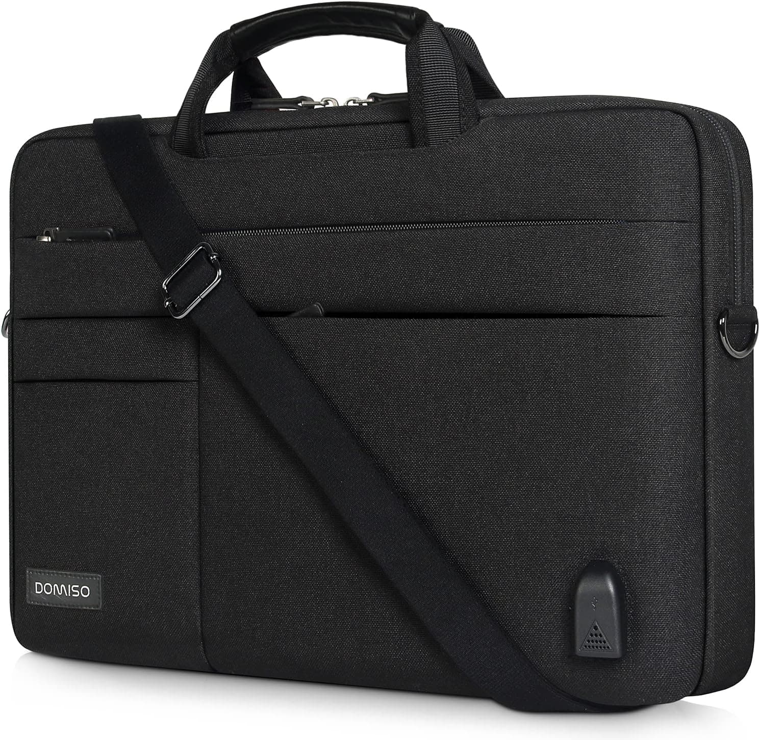 DOMISO 17 Inch Multi-Functional Laptop Sleeve Briefcase with USB Charging Port - image 1