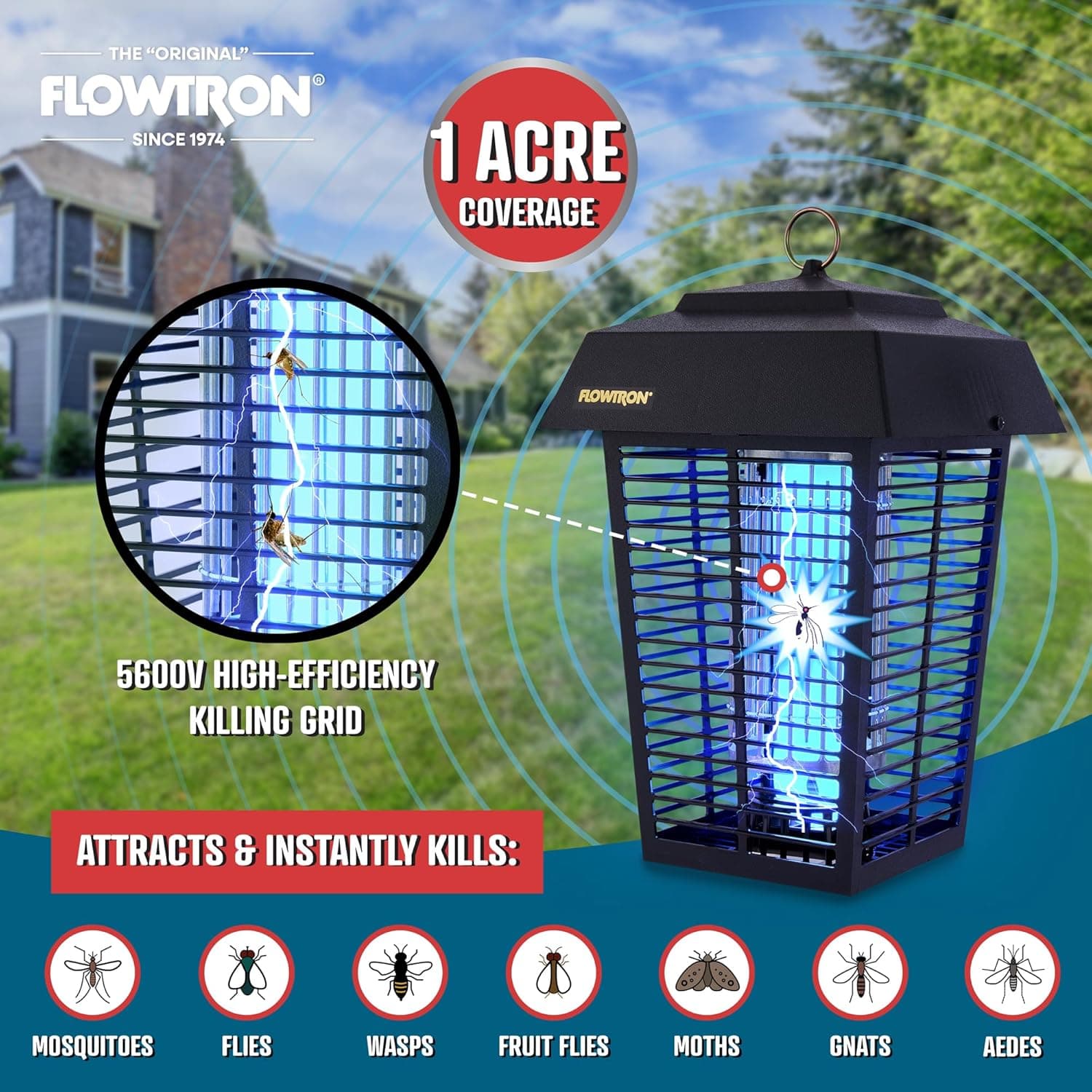 Flowtron BK-40D Electronic Insect Killer 1 Acre thumbnail 5