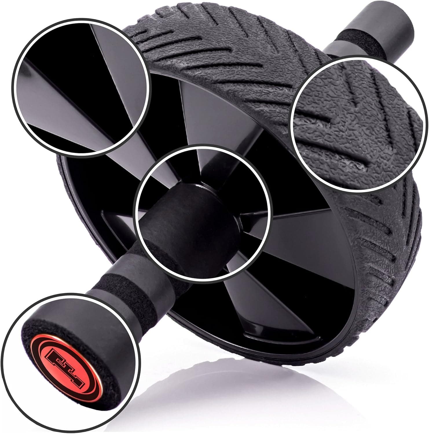 Fitnessery Ab Roller Wheel with Knee Pad thumbnail 2