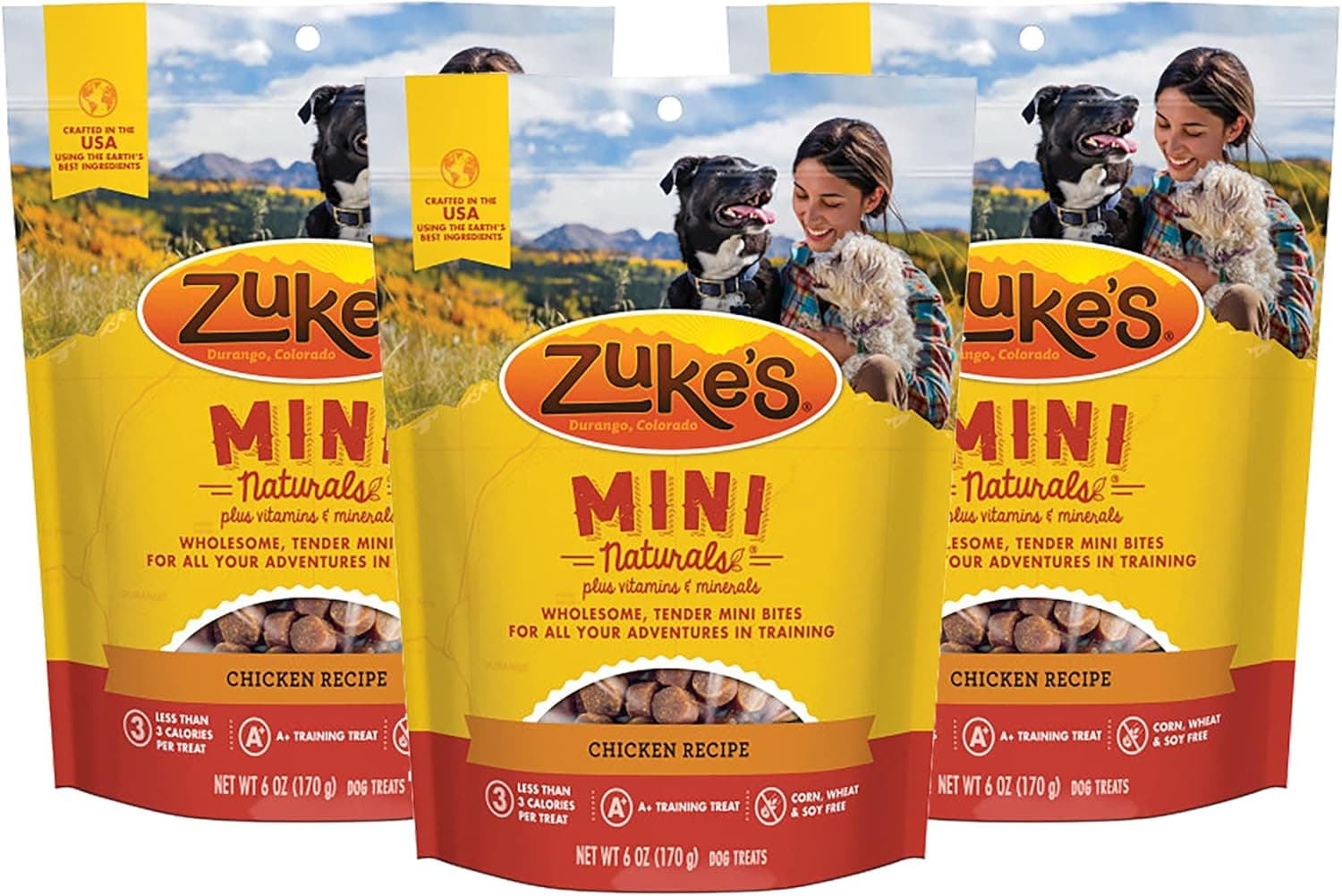 Zuke's Mini Naturals Dog Training Treats, Chicken Recipe - image 1