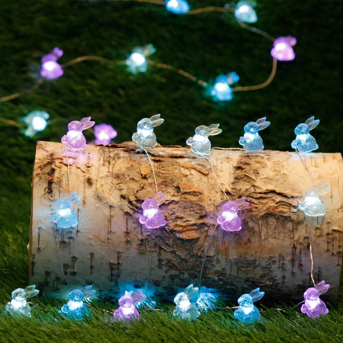 Impress Life Easter Rabbit Bunny String Lights with Remote thumbnail 3
