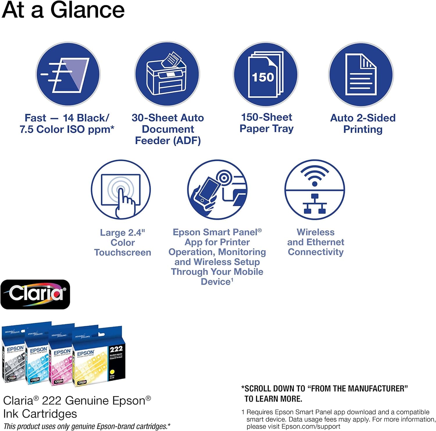 Epson WorkForce WF-2960 All-in-One Printer thumbnail 3