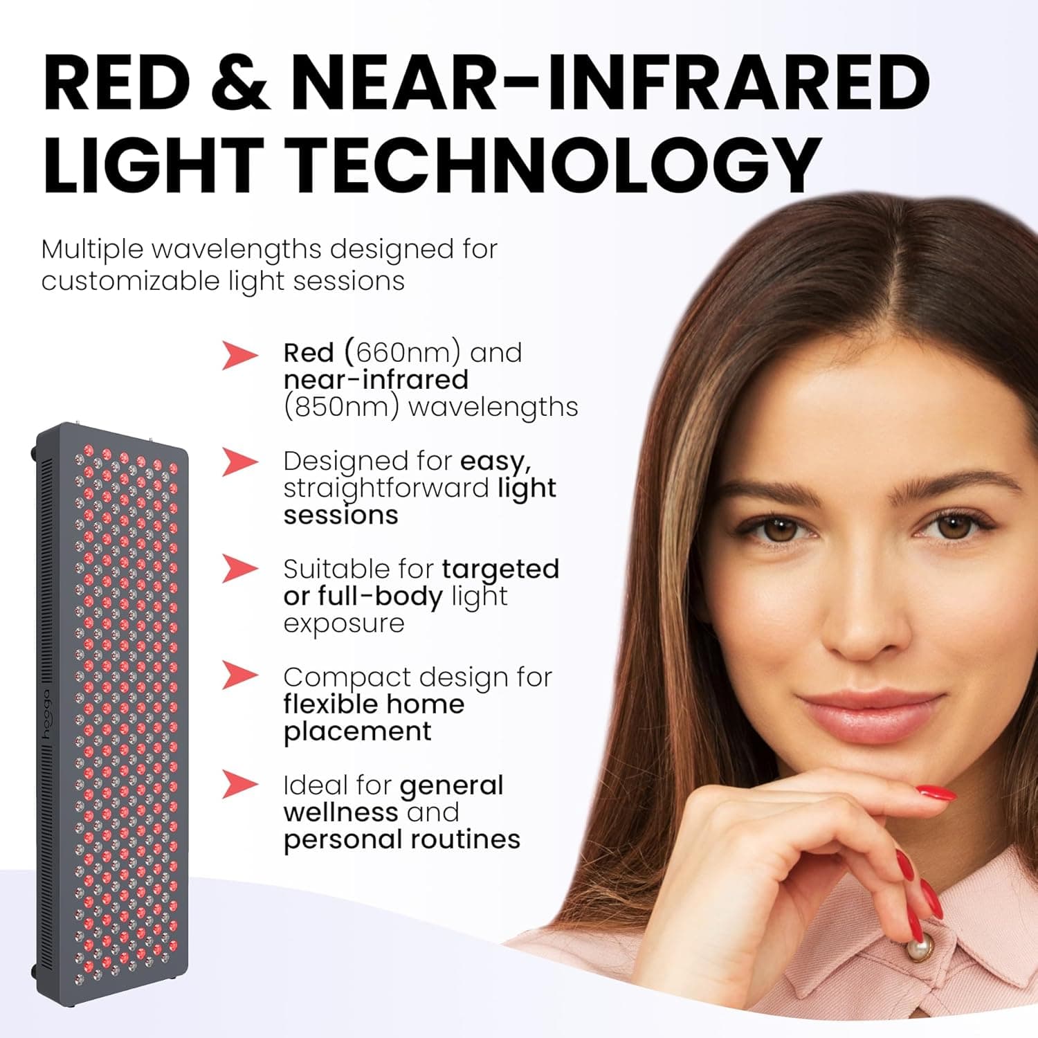 Hooga HG300 Red Light Therapy Panel thumbnail 4