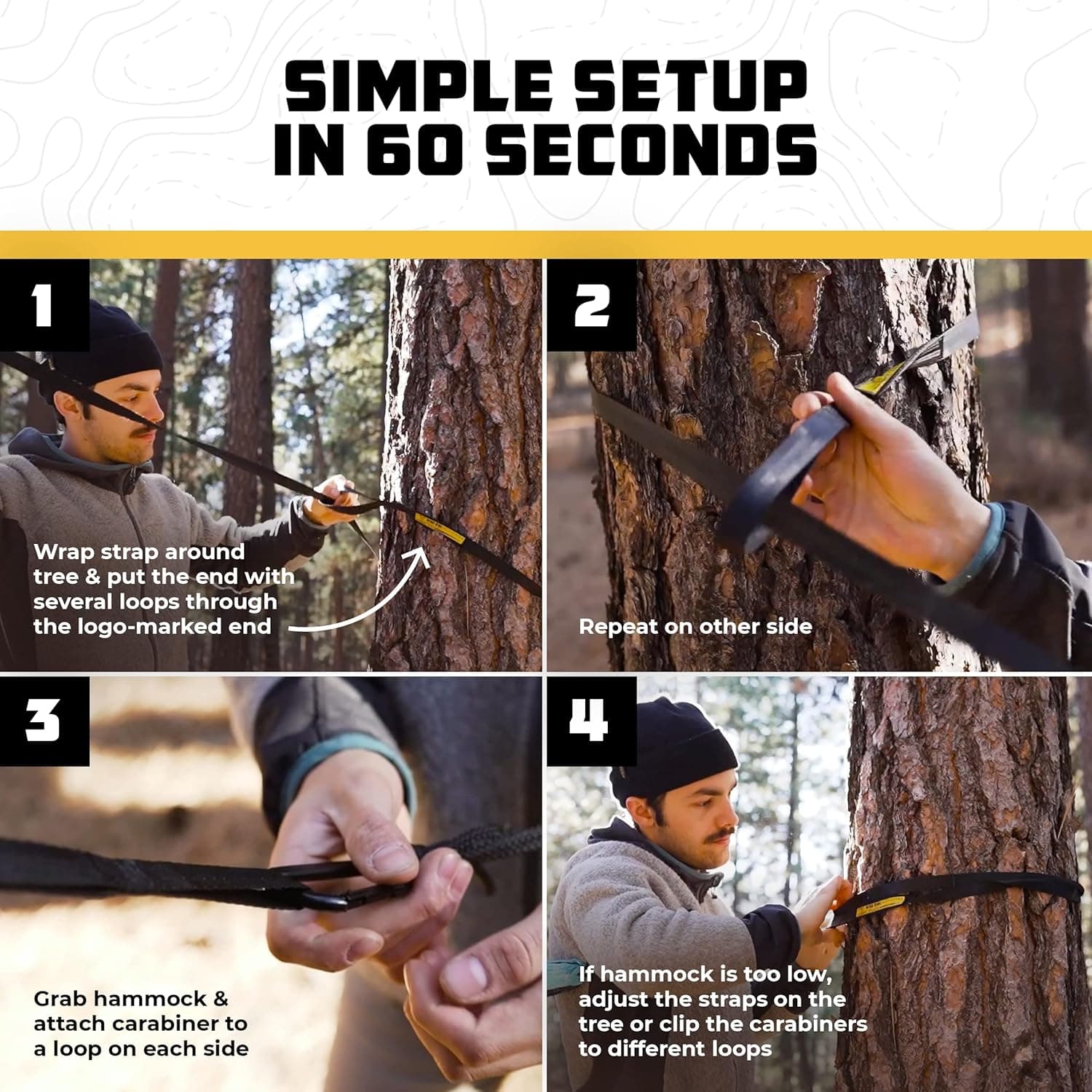 Wise Owl Outfitters Camping Hammock thumbnail 4