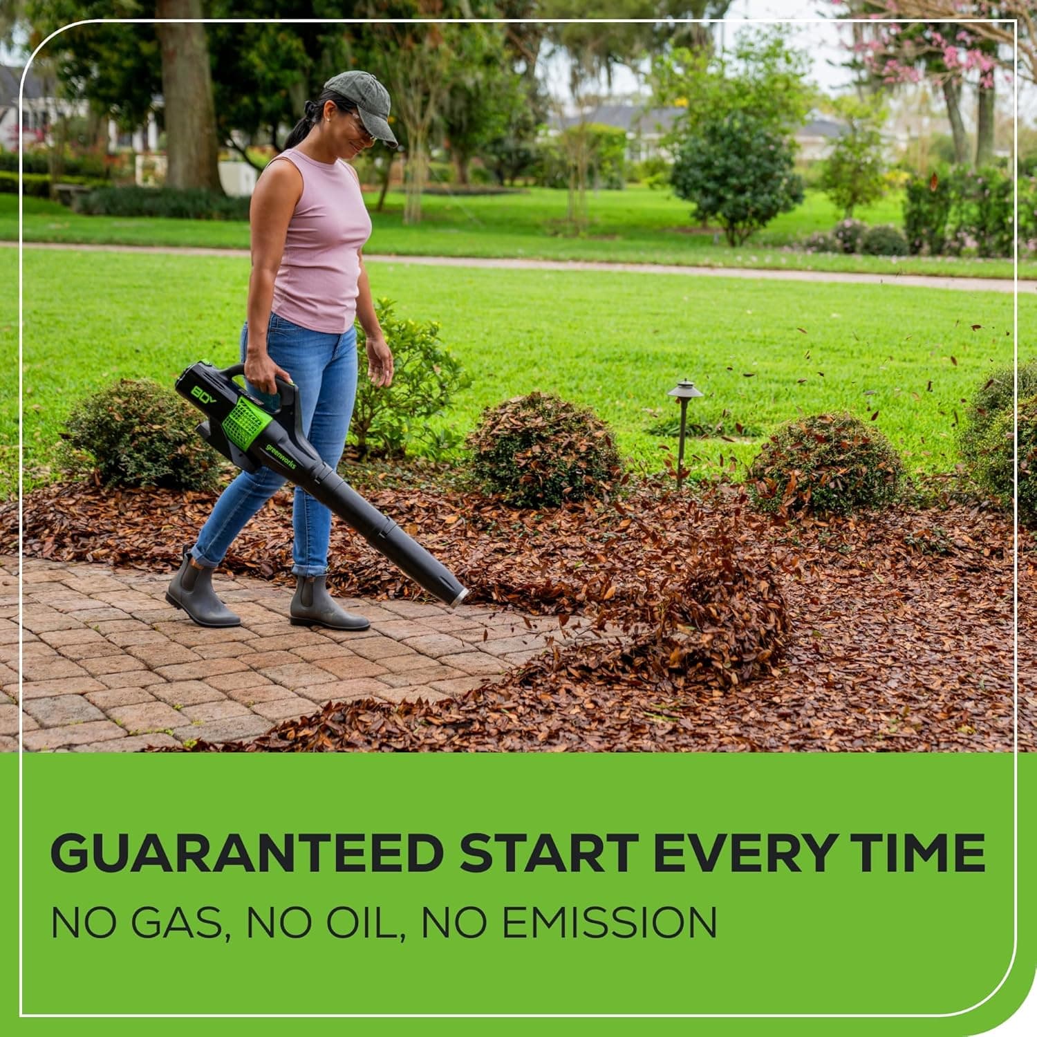 Greenworks 80V Pro BL80L2510 Cordless Leaf Blower thumbnail 4