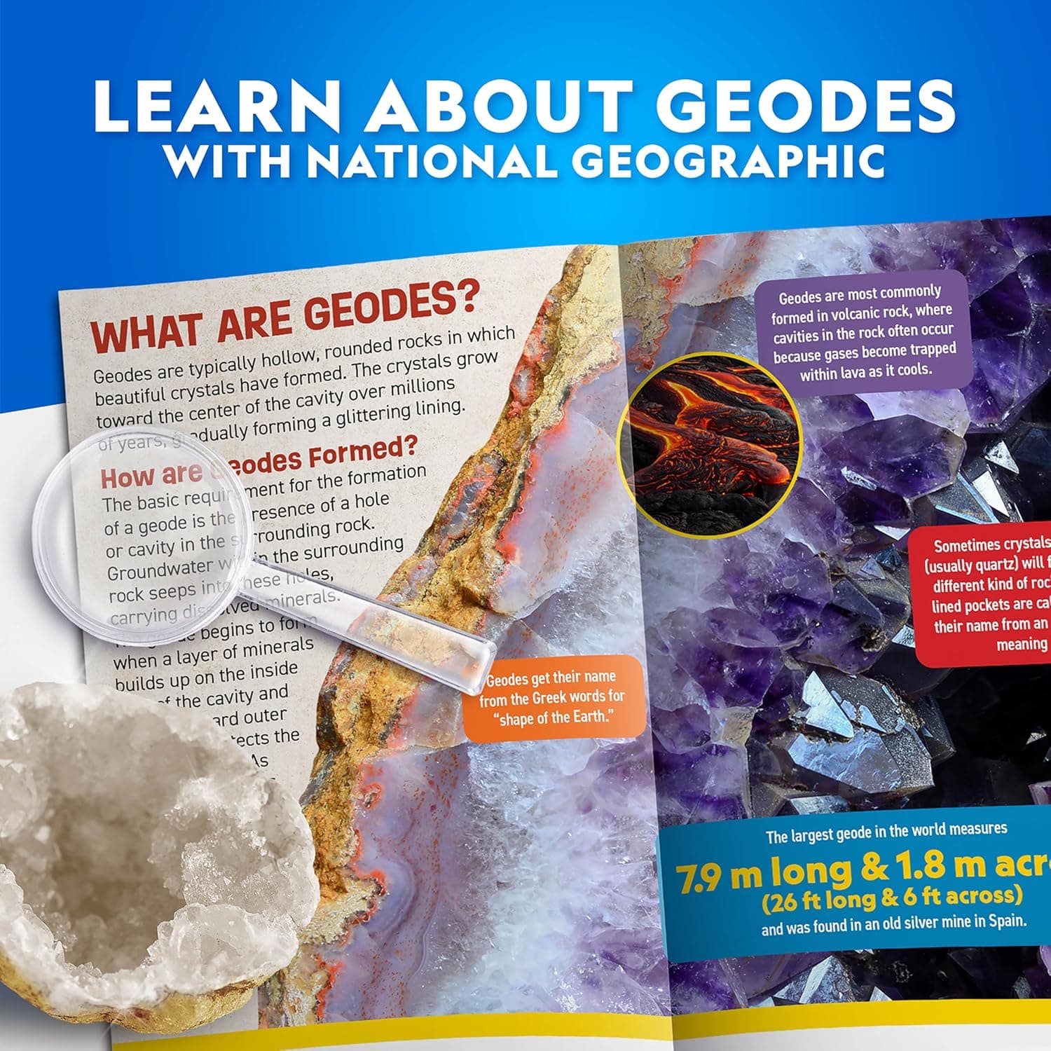 National Geographic Break Open 15 Premium Geodes thumbnail 5