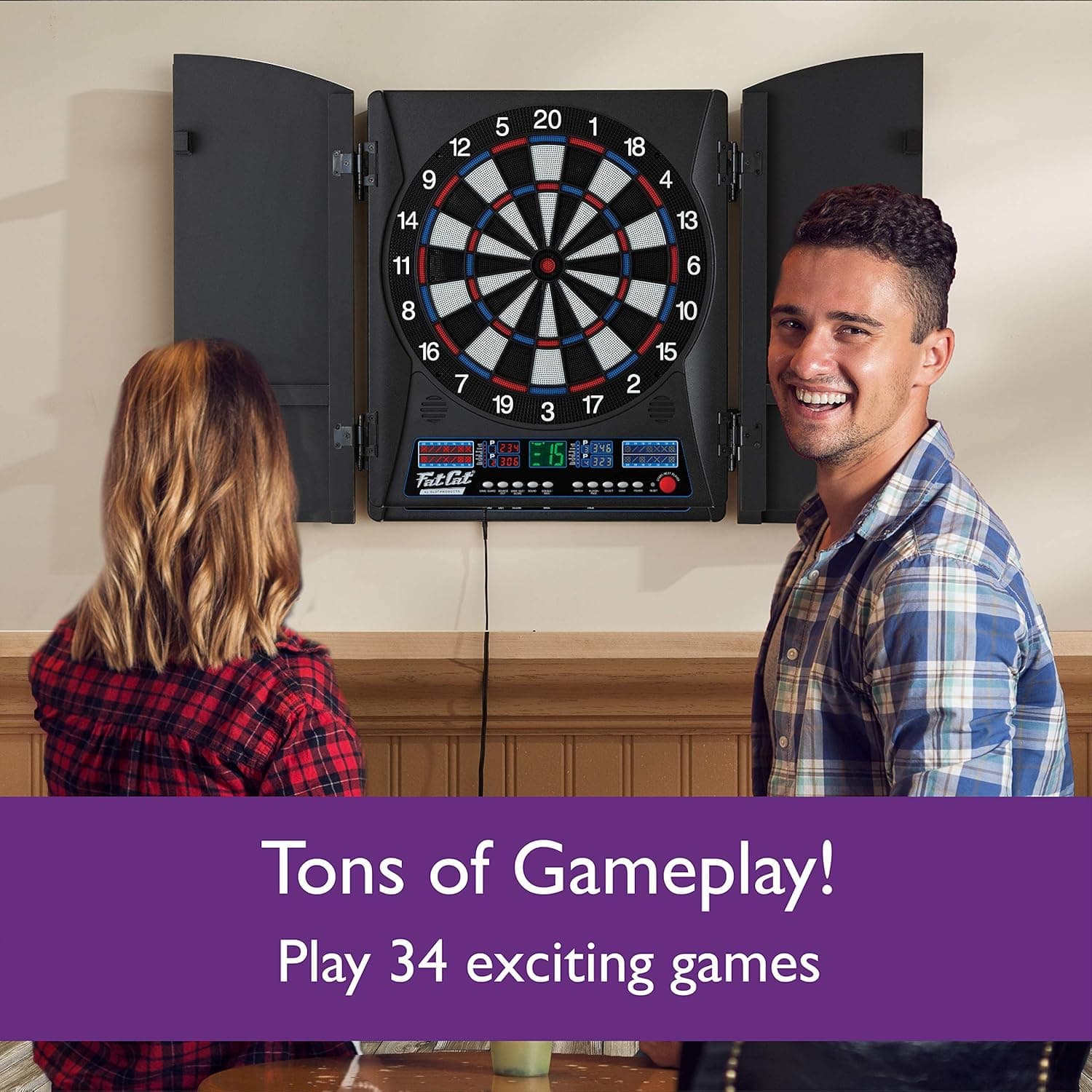 Fat Cat Electronx Electronic Dartboard thumbnail 3