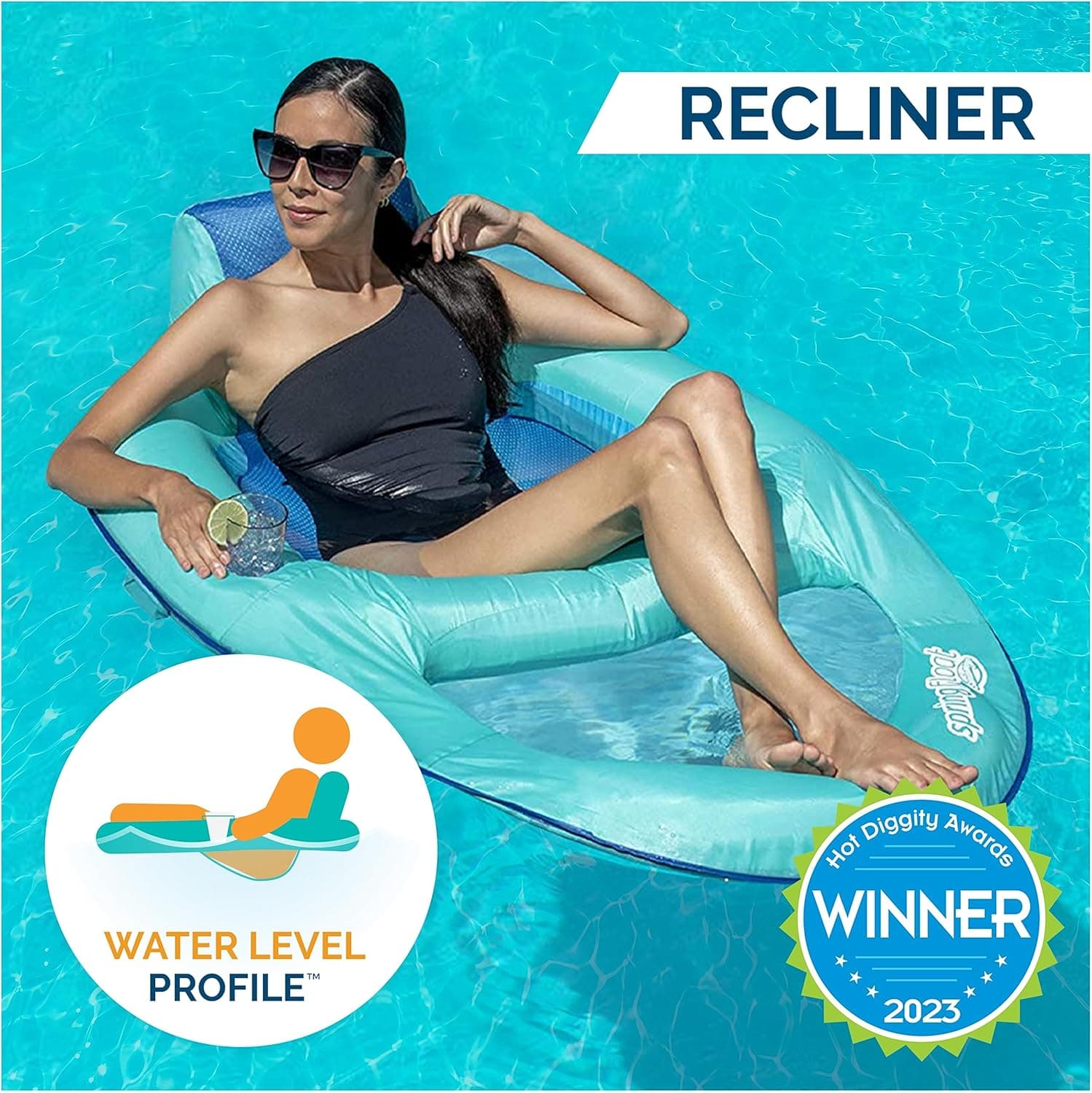 SwimWays Spring Float Recliner Chair thumbnail 5