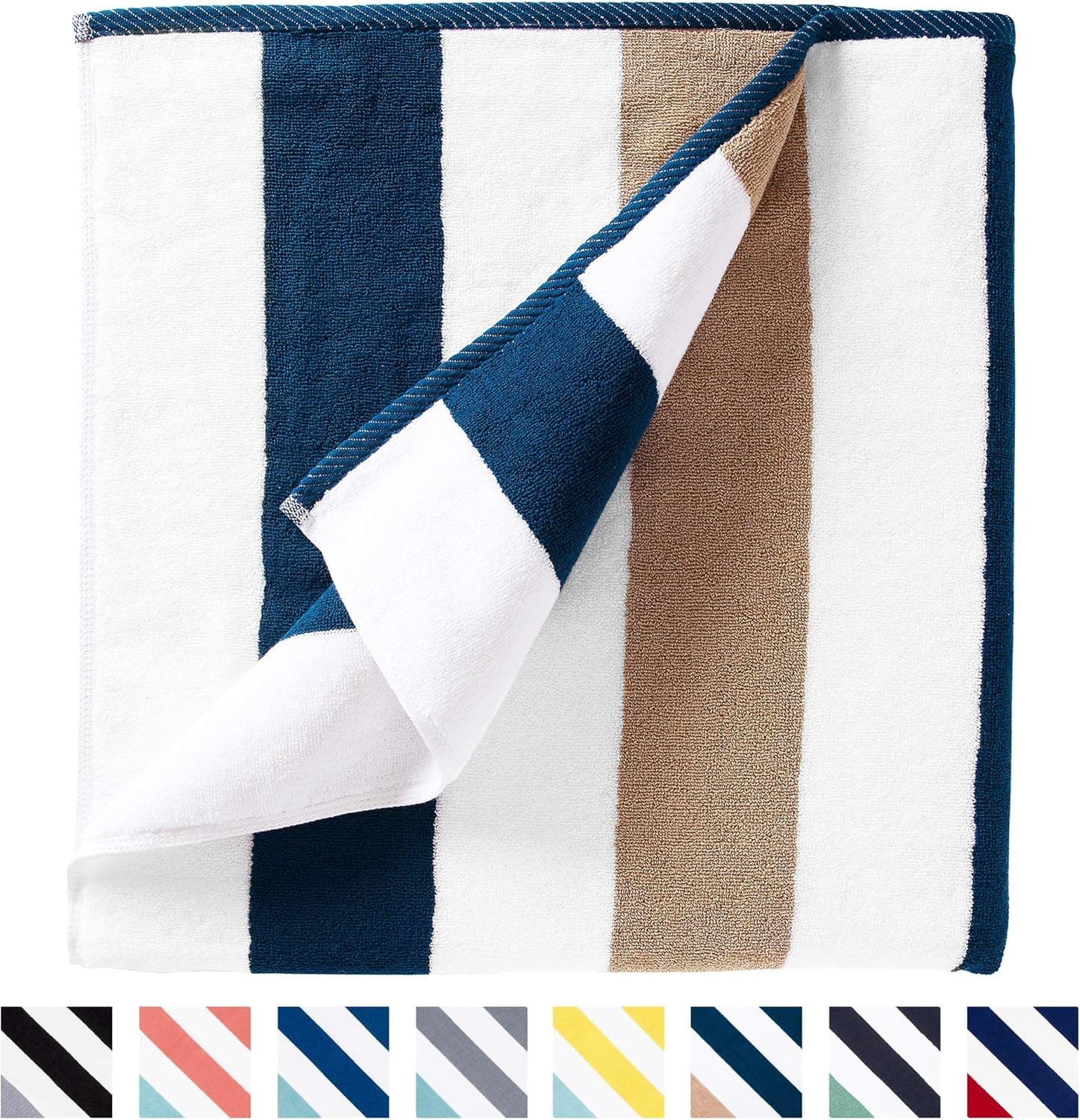 Laguna Beach Textile Co. Striped Cabana Beach Towel thumbnail 2