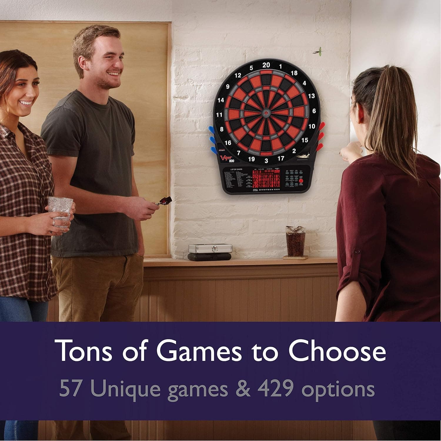 Viper 800 Electronic Soft Tip Dartboard thumbnail 3