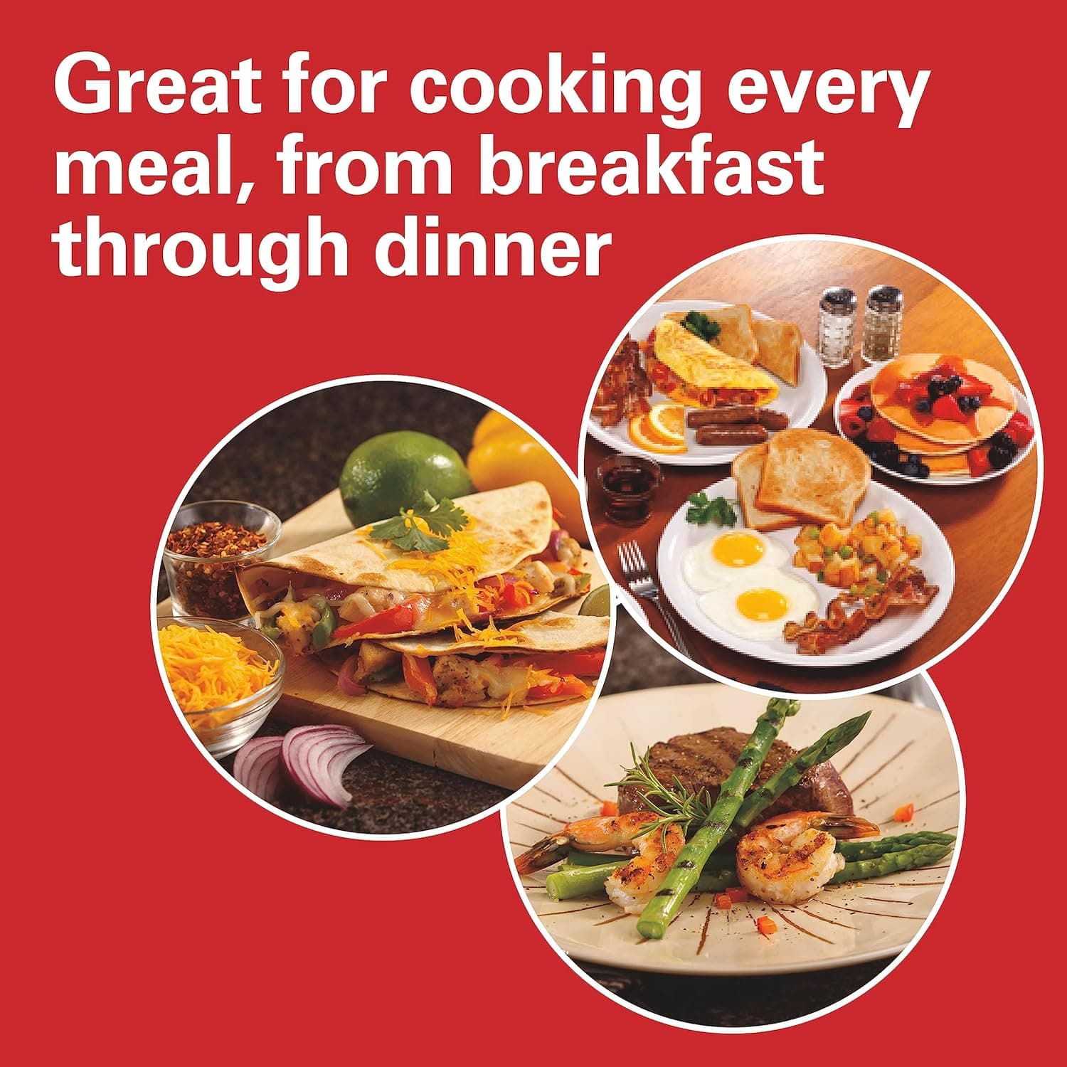 Hamilton Beach 3-in-1 Electric Indoor Grill + Griddle thumbnail 3