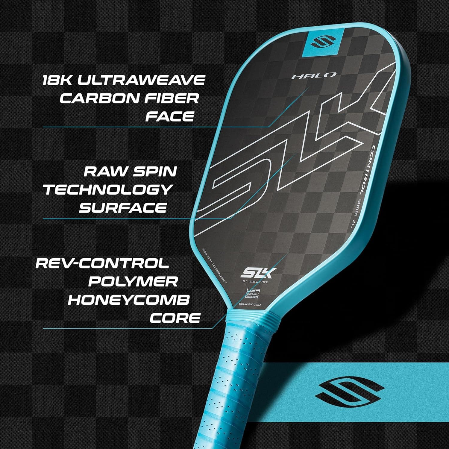 Selkirk SLK Halo Control XL Pickleball Paddle thumbnail 5