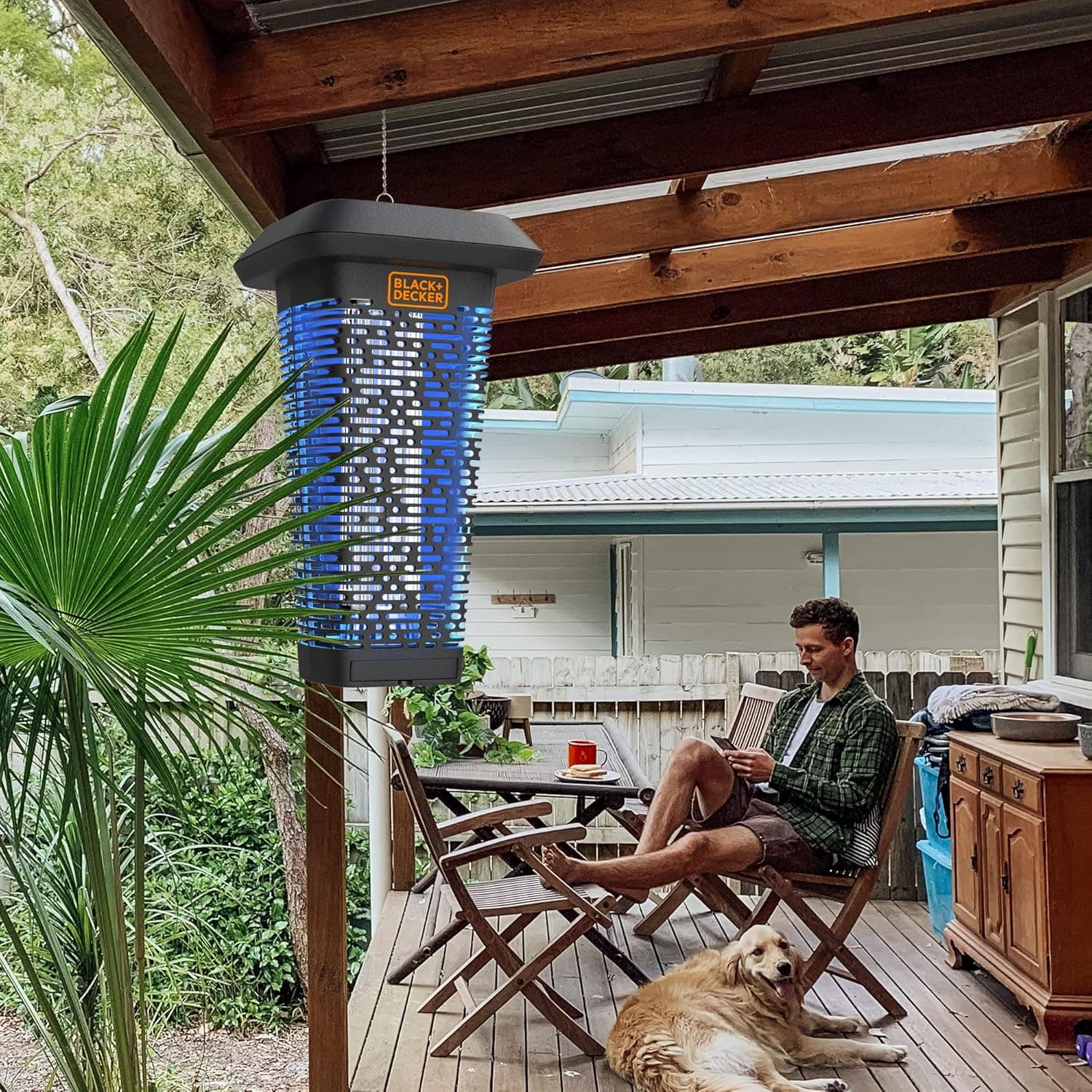 BLACK+DECKER Bug Zapper, 2 Acre Coverage Commercial Strength thumbnail 4