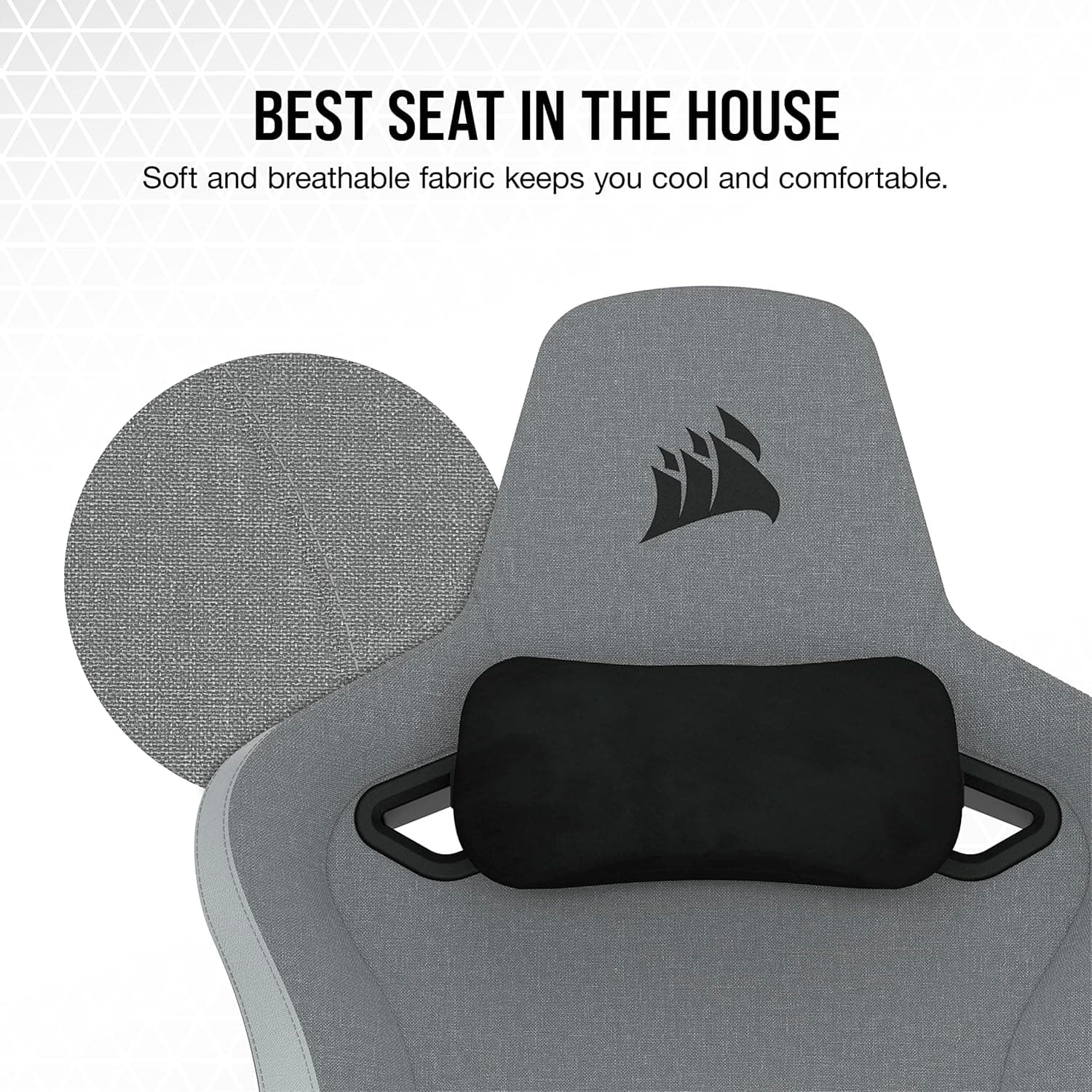 Corsair TC200 Fabric Gaming Chair thumbnail 4