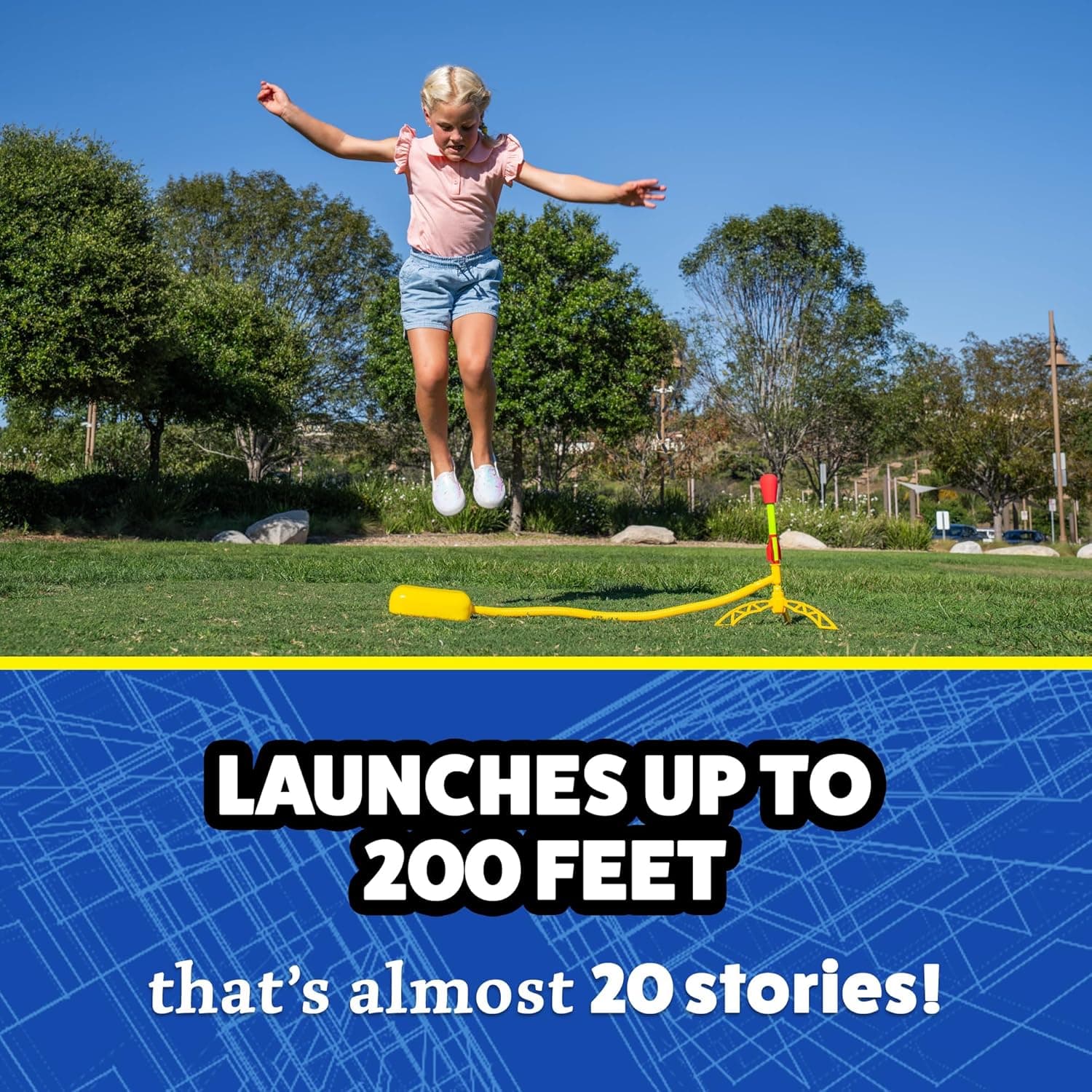 Stomp Rocket Ultra Rocket Launcher (4 Rockets) thumbnail 3