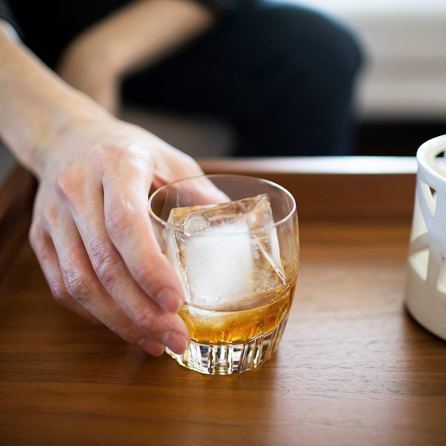 Libbey Signature Kentfield Chisel Rocks Glasses, Set of 4 thumbnail 4