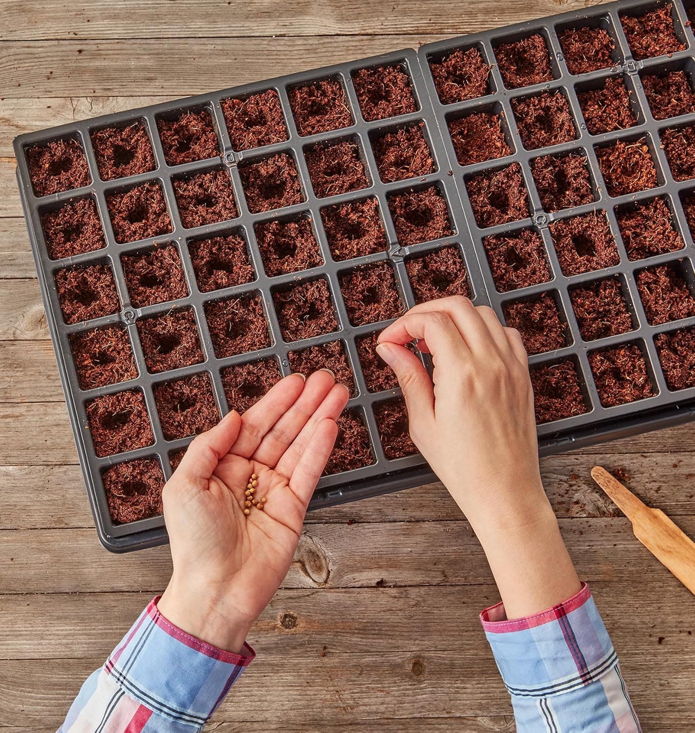 Burpee 72 Cell Self-Watering Seed Starter Tray thumbnail 4