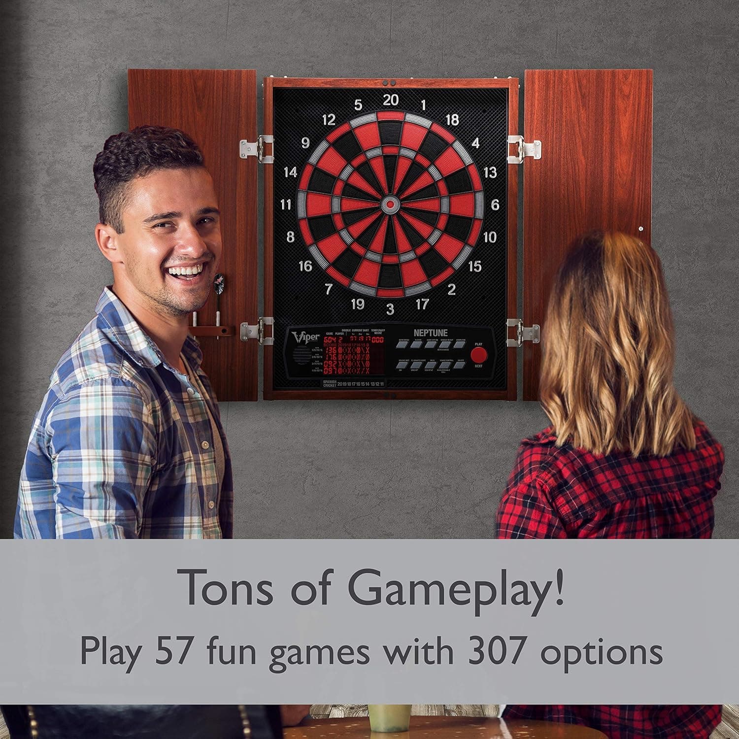 Viper Neptune Electronic Dartboard Cabinet Combo thumbnail 4