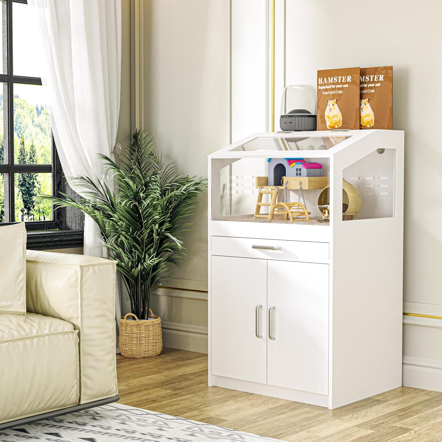 Betterhood Hamster Cage with Storage Cabinet thumbnail 4