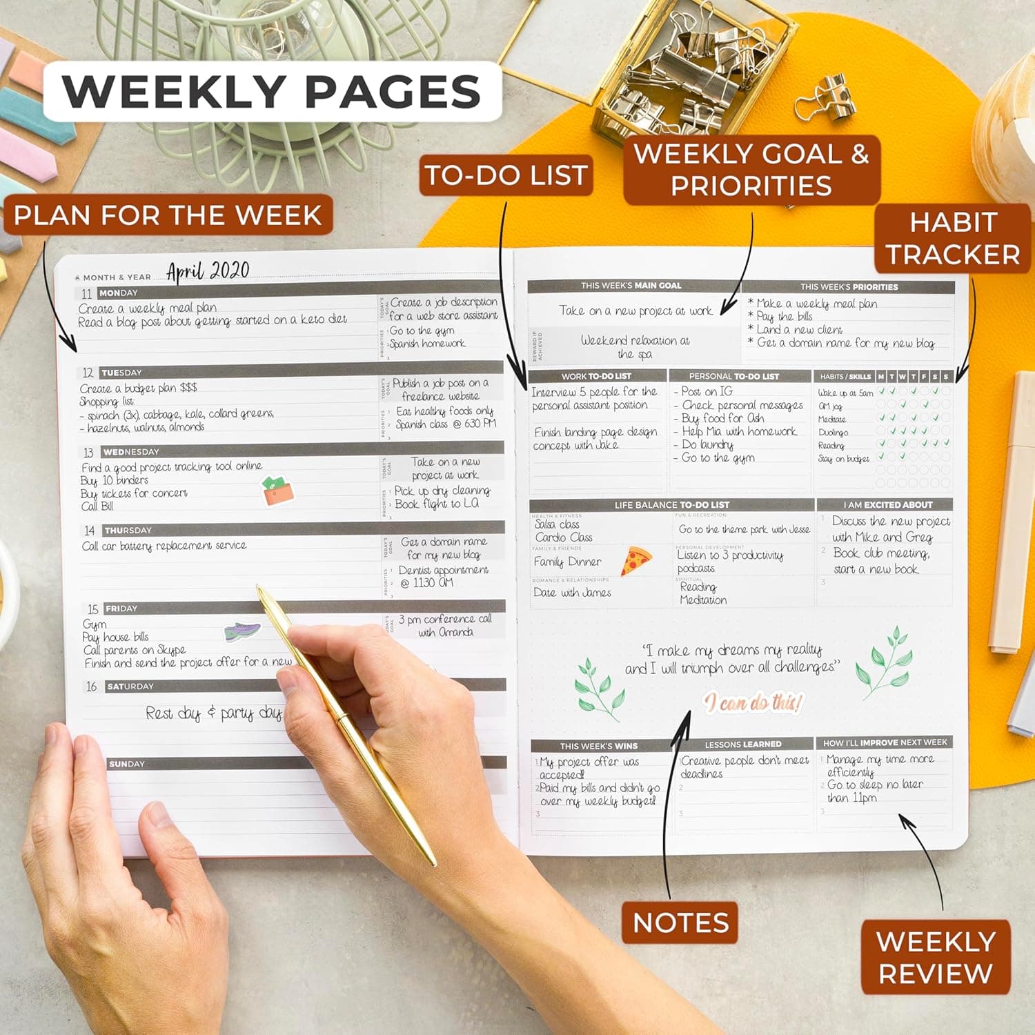 Clever Fox Planner PRO - Weekly & Monthly Life Planner thumbnail 3