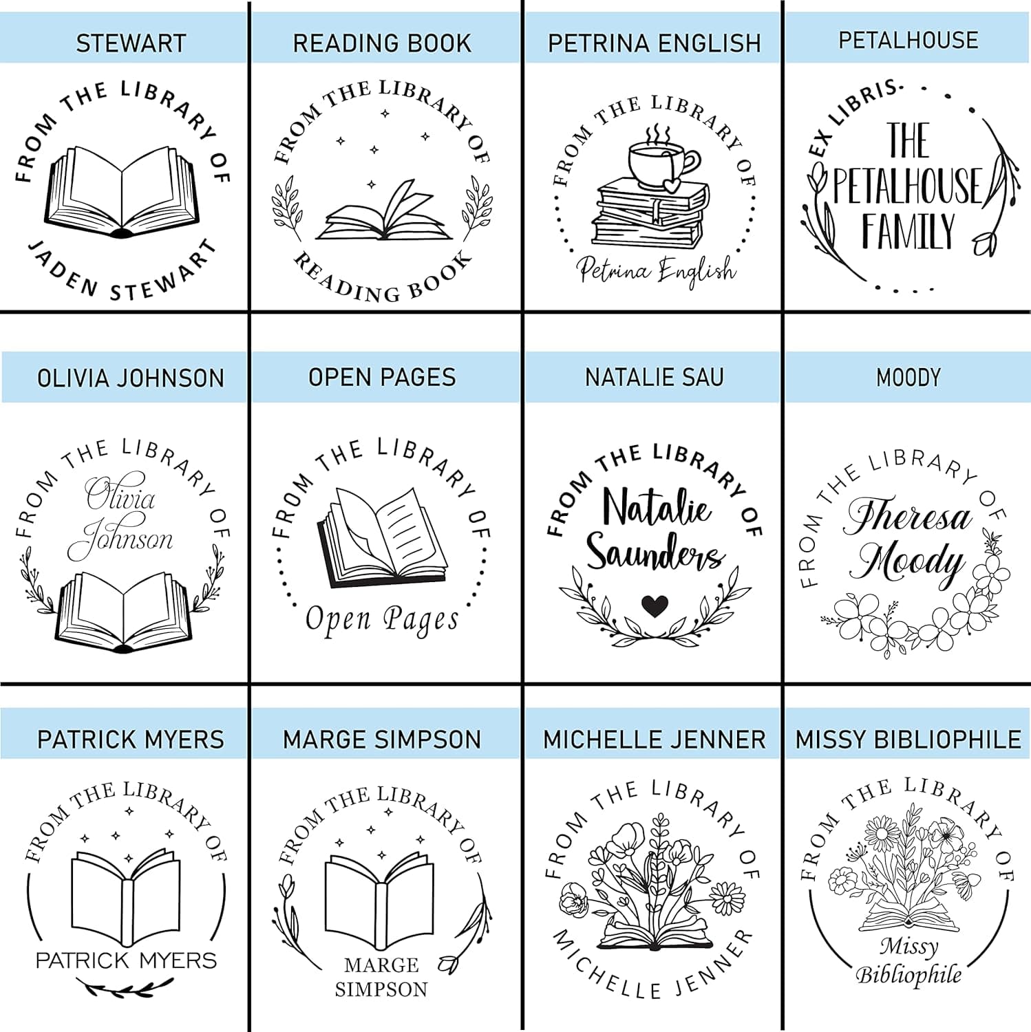 Book Embosser by StampBoss, Custom Made with Your Choice of Design thumbnail 4