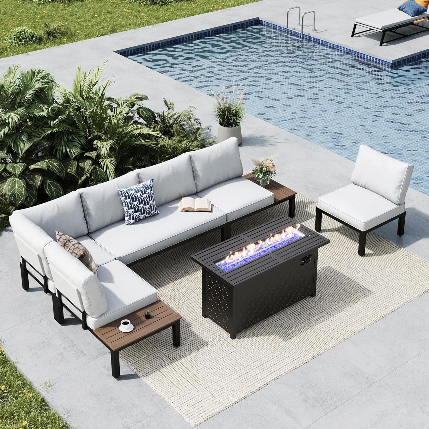 MF Studio 6-Piece Outdoor Patio Dining Set