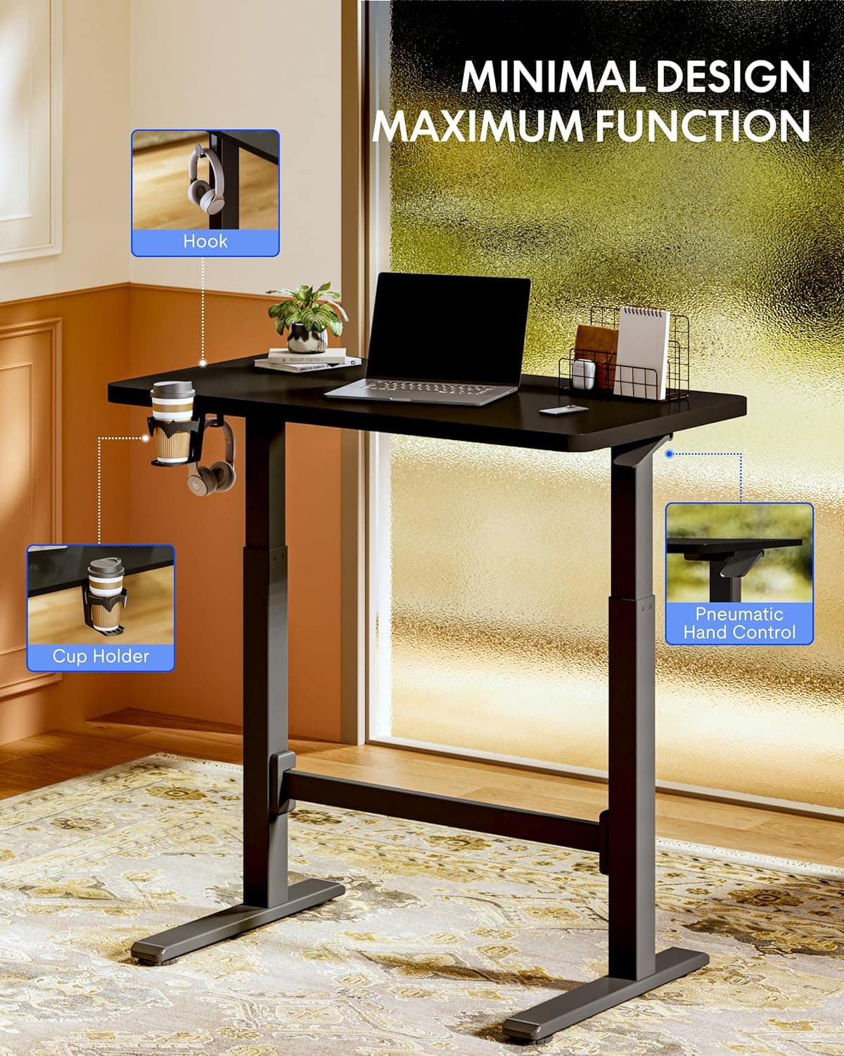 FlexiSpot EM7 Electric Standing Desk Converter thumbnail 3