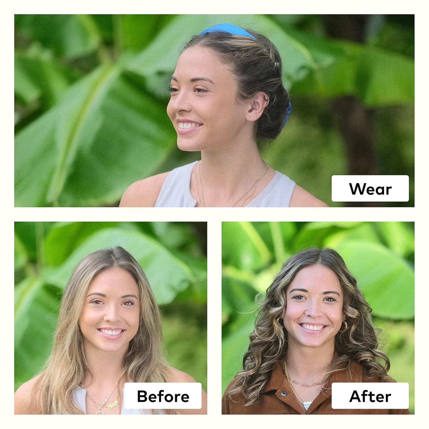 RobeCurls Original Heatless Hair Curler Set thumbnail 4