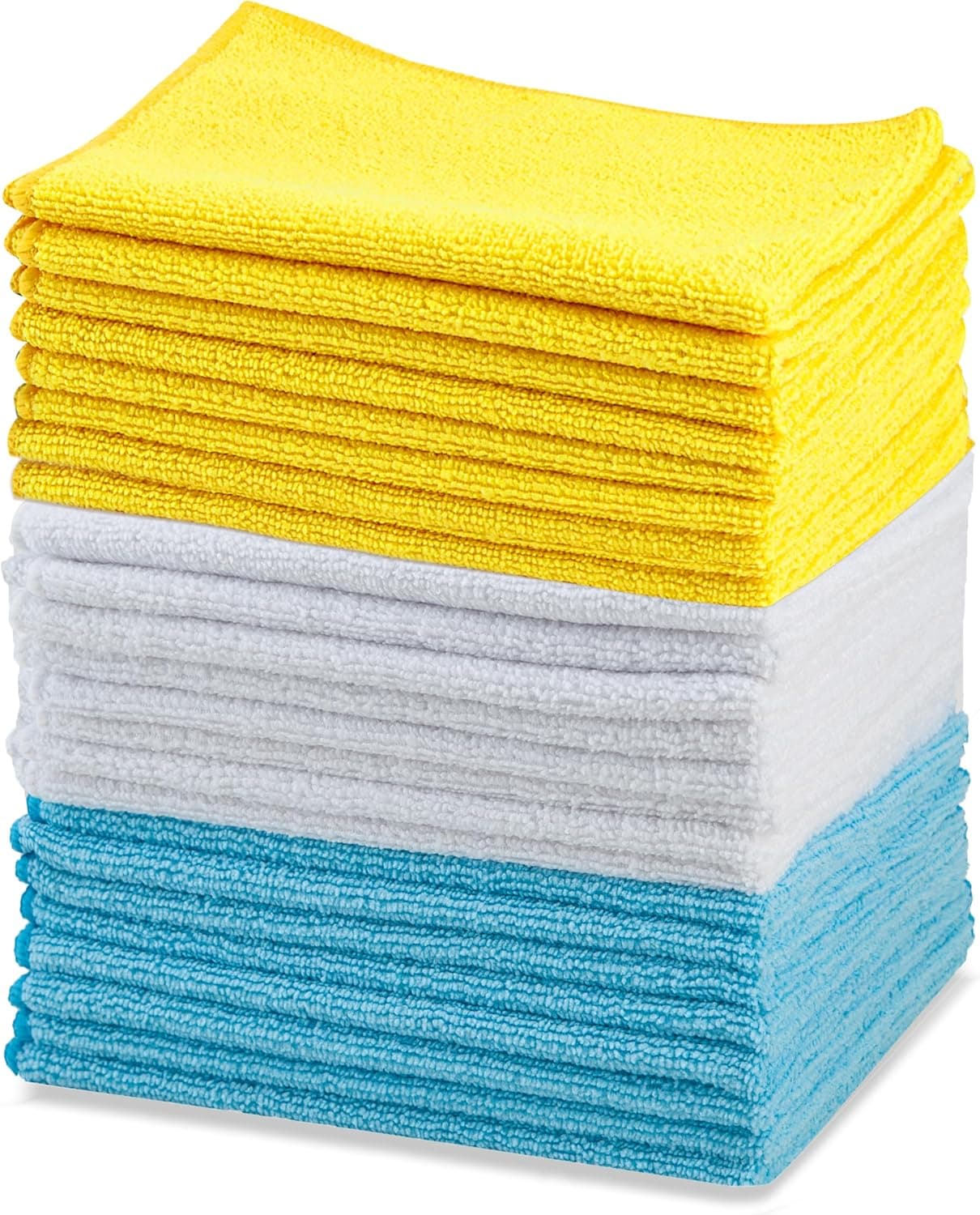 Amazon Basics Microfiber Cleaning Cloths (24-Pack)