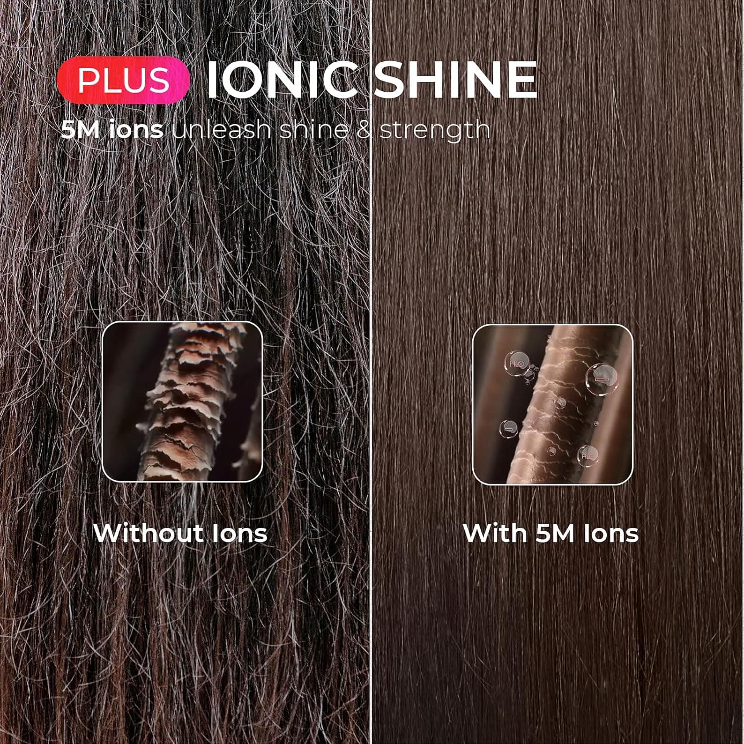 TYMO Ring Plus Ionic Hair Straightener Brush thumbnail 5