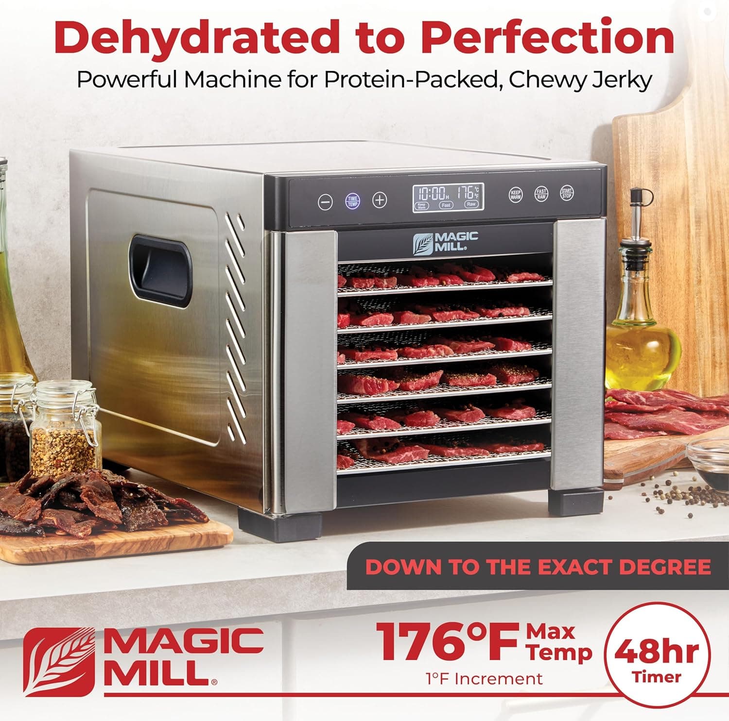 Magic Mill Pro MFD-7700 Food Dehydrator thumbnail 2