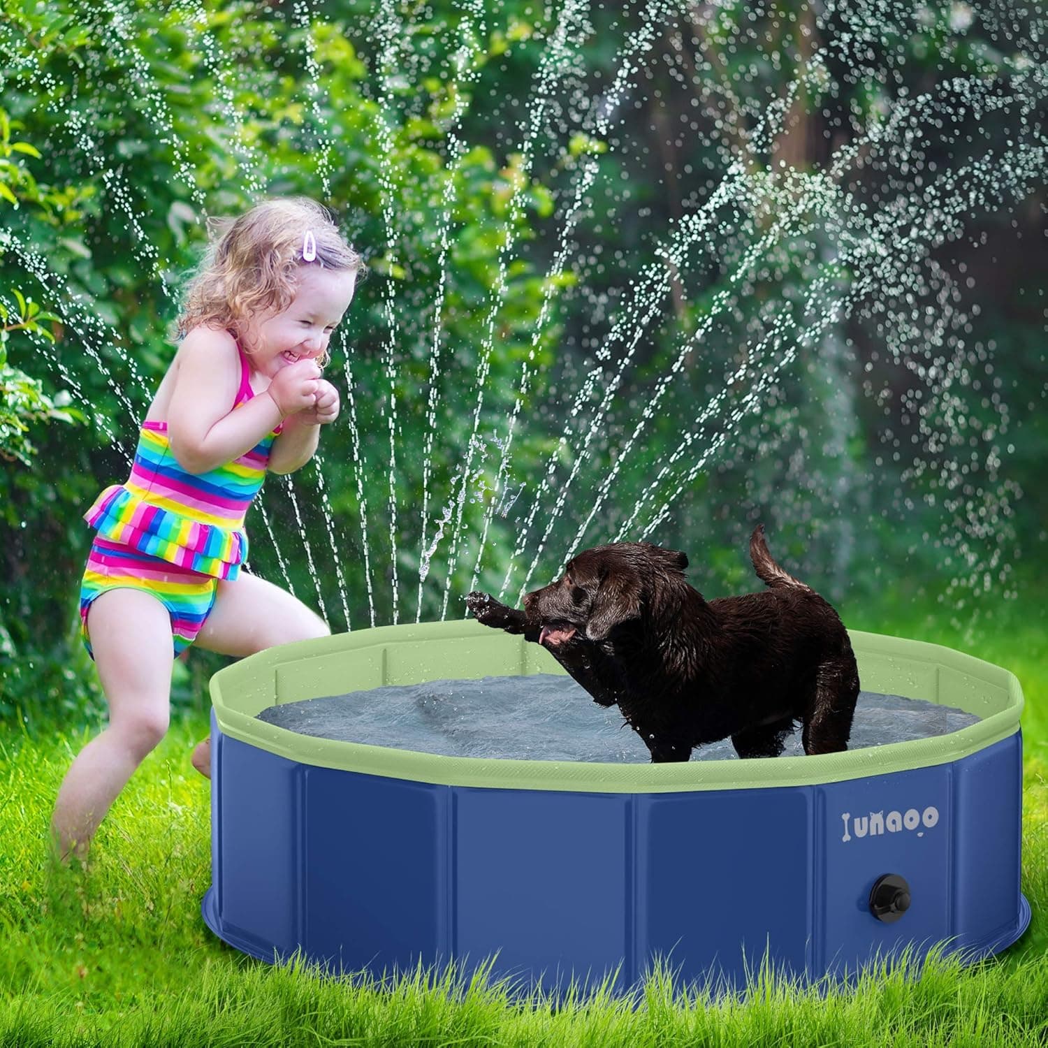 lunaoo Foldable Dog Pool (63 Inch) thumbnail 2