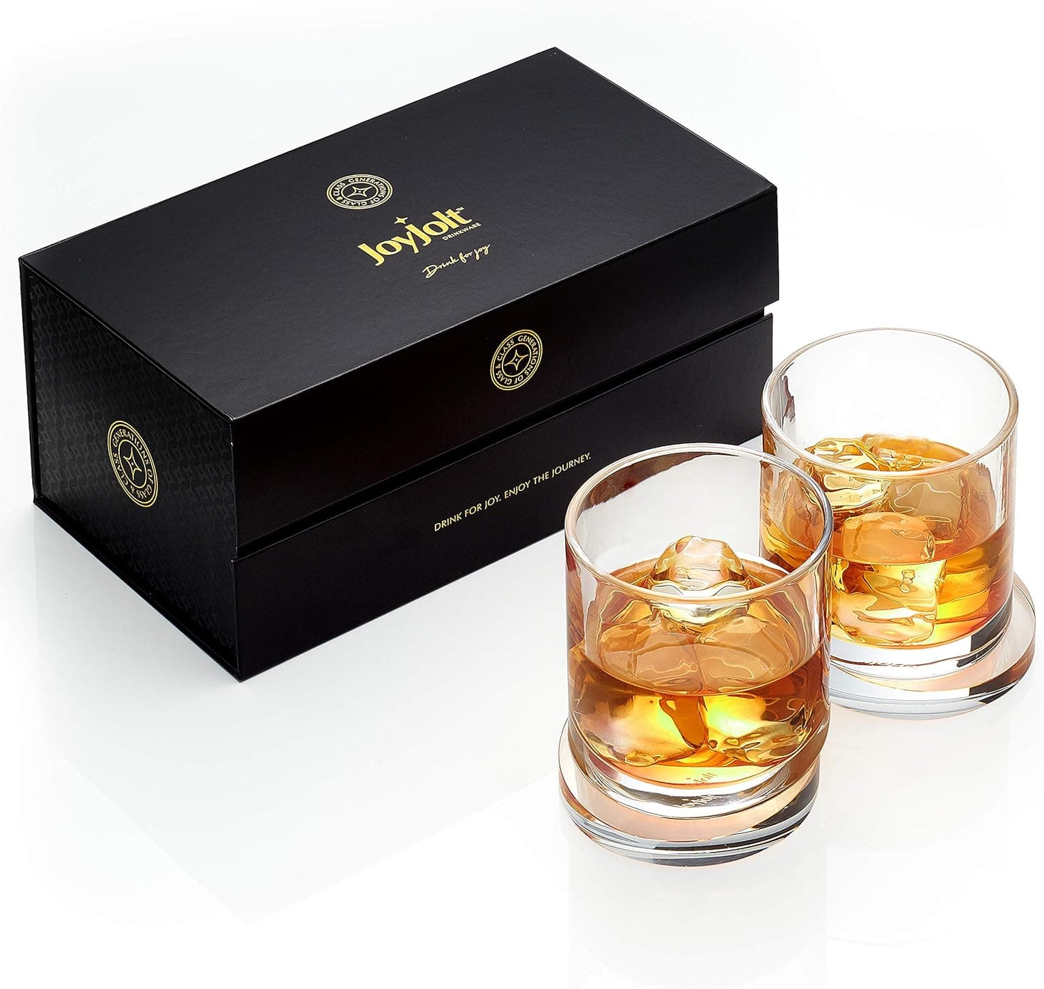 JoyJolt Aqua Vitae Whiskey Glass, Set of 2 thumbnail 3