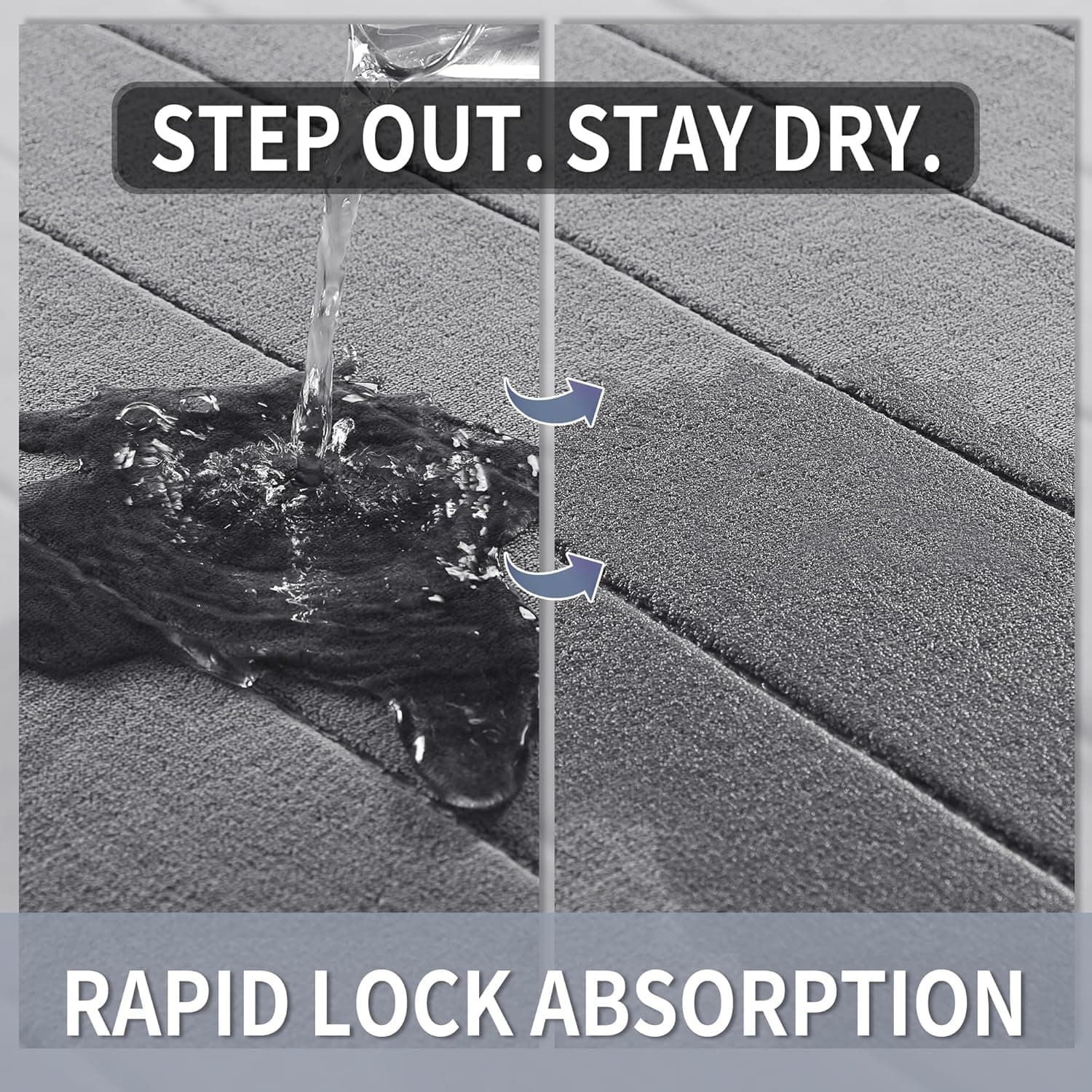 Yimobra Memory Foam Bath Mat 24x17 thumbnail 4