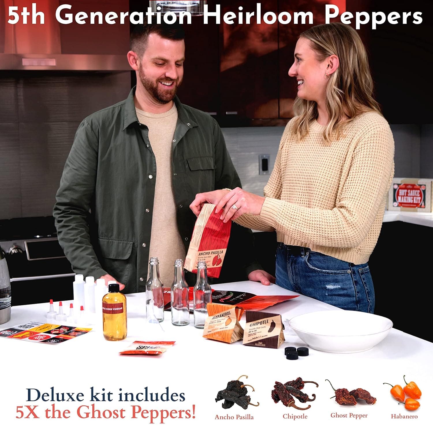 DIY Gift Kits Carolina Reaper Hot Sauce Making Kit thumbnail 5