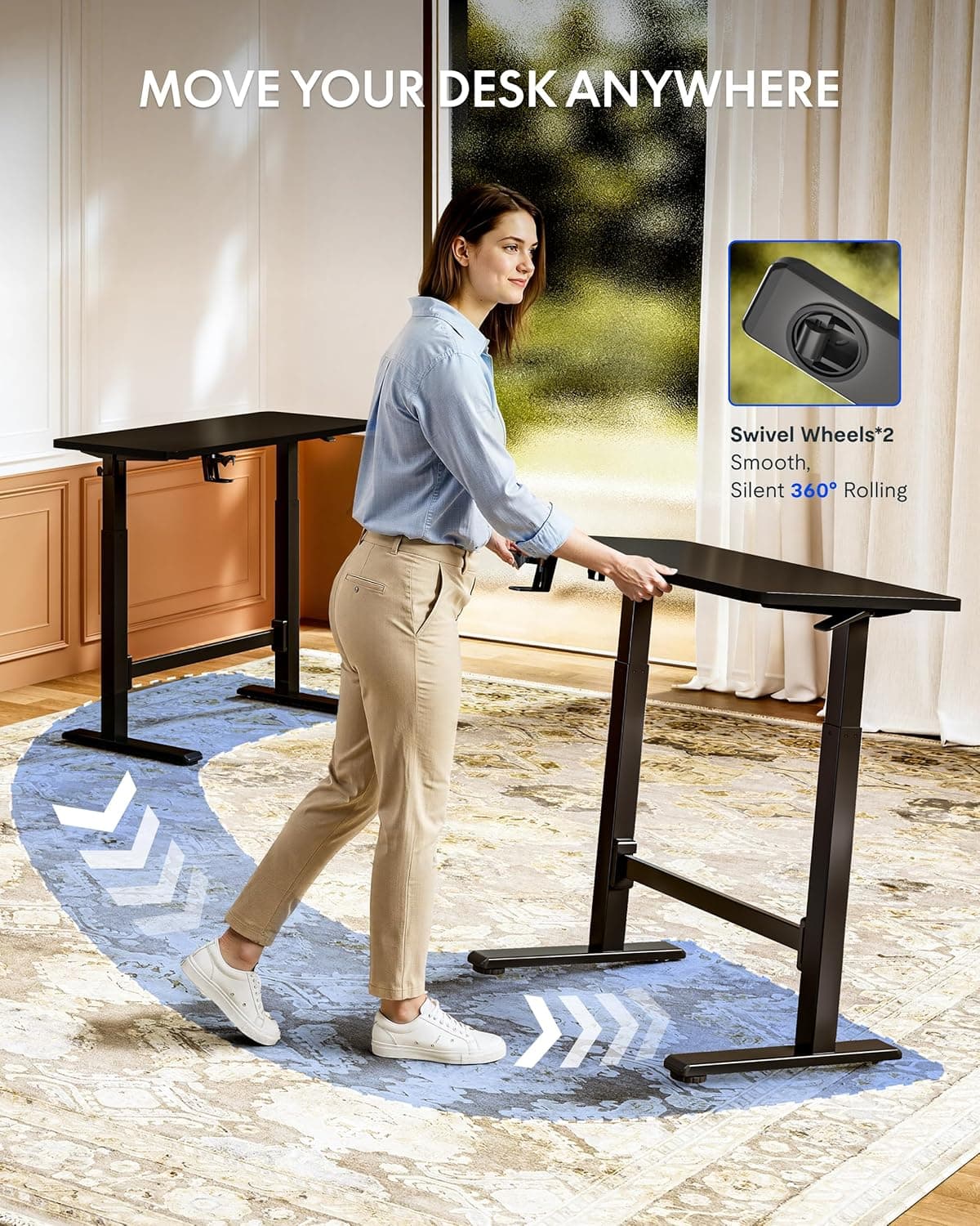 FlexiSpot EM7 Electric Standing Desk Converter thumbnail 5