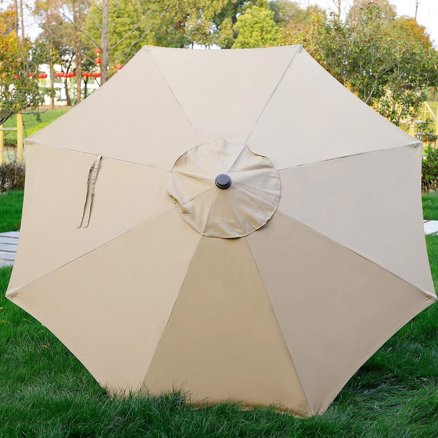 Blissun 9' Outdoor Patio Umbrella with Push Button Tilt and Crank thumbnail 4