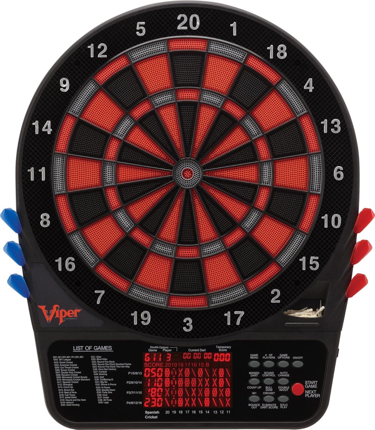 Viper 800 Electronic Soft Tip Dartboard thumbnail 5