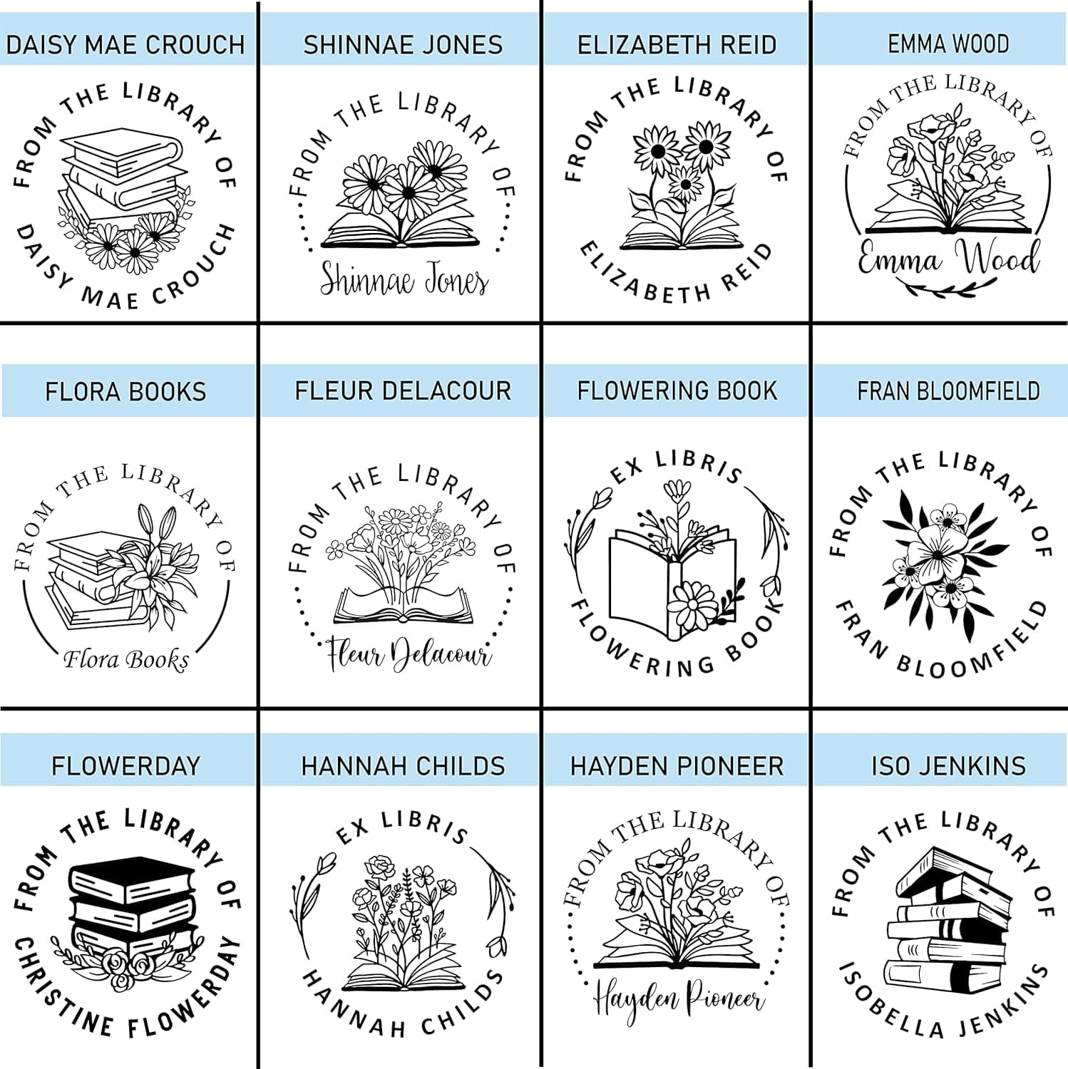 Book Embosser by StampBoss, Custom Made with Your Choice of Design thumbnail 5