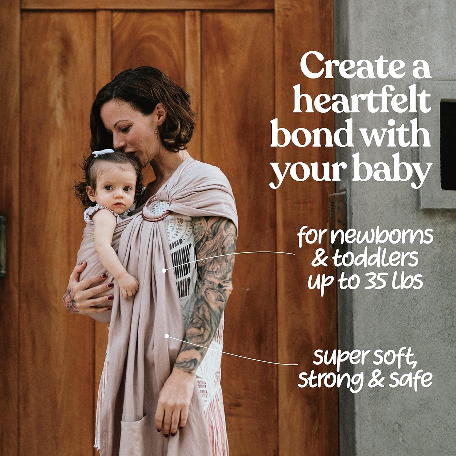 Nalakai Ring Sling Baby Carrier thumbnail 2