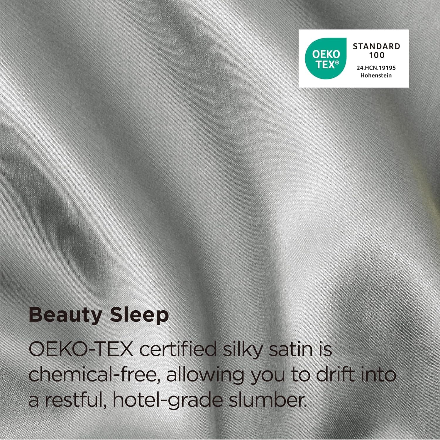 Bedsure Satin Pillowcase Queen Size Set of 2 thumbnail 5