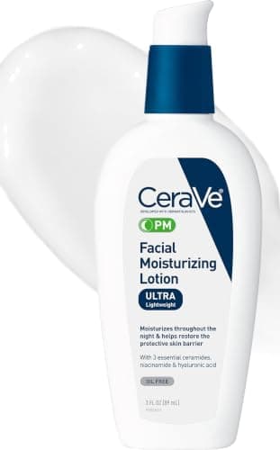 CeraVe PM Facial Moisturizing Lotion, Skin Care for Dry Skin