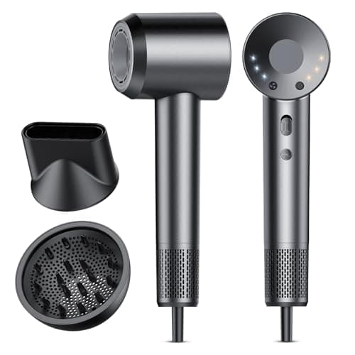 aowoka 160,000 RPM High-Speed Ionic Hair Dryer with Diffuser