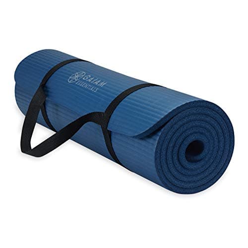 Gaiam Essentials Thick Yoga Mat Fitness & Exercise Mat with Easy